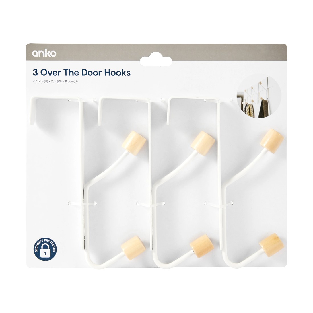 9 3 Pack Over The Door Hooks, 9 of 9