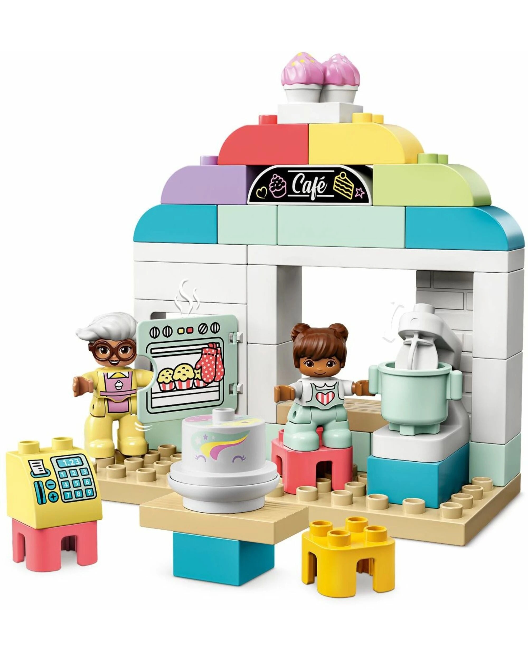 3 LEGO 10928 DUPLO Town Bakery, Cafe & Delivery Van Playset, 3 of 4