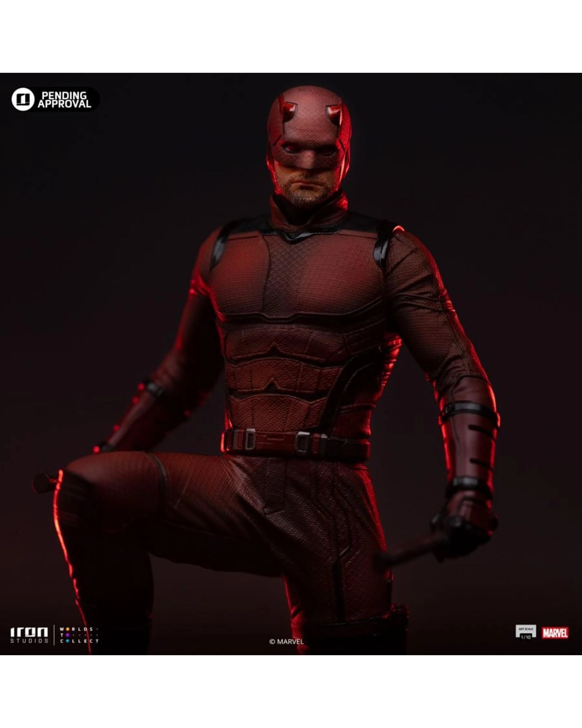 6 Marvel Comics Daredevil 1:10 Statue, 6 of 10