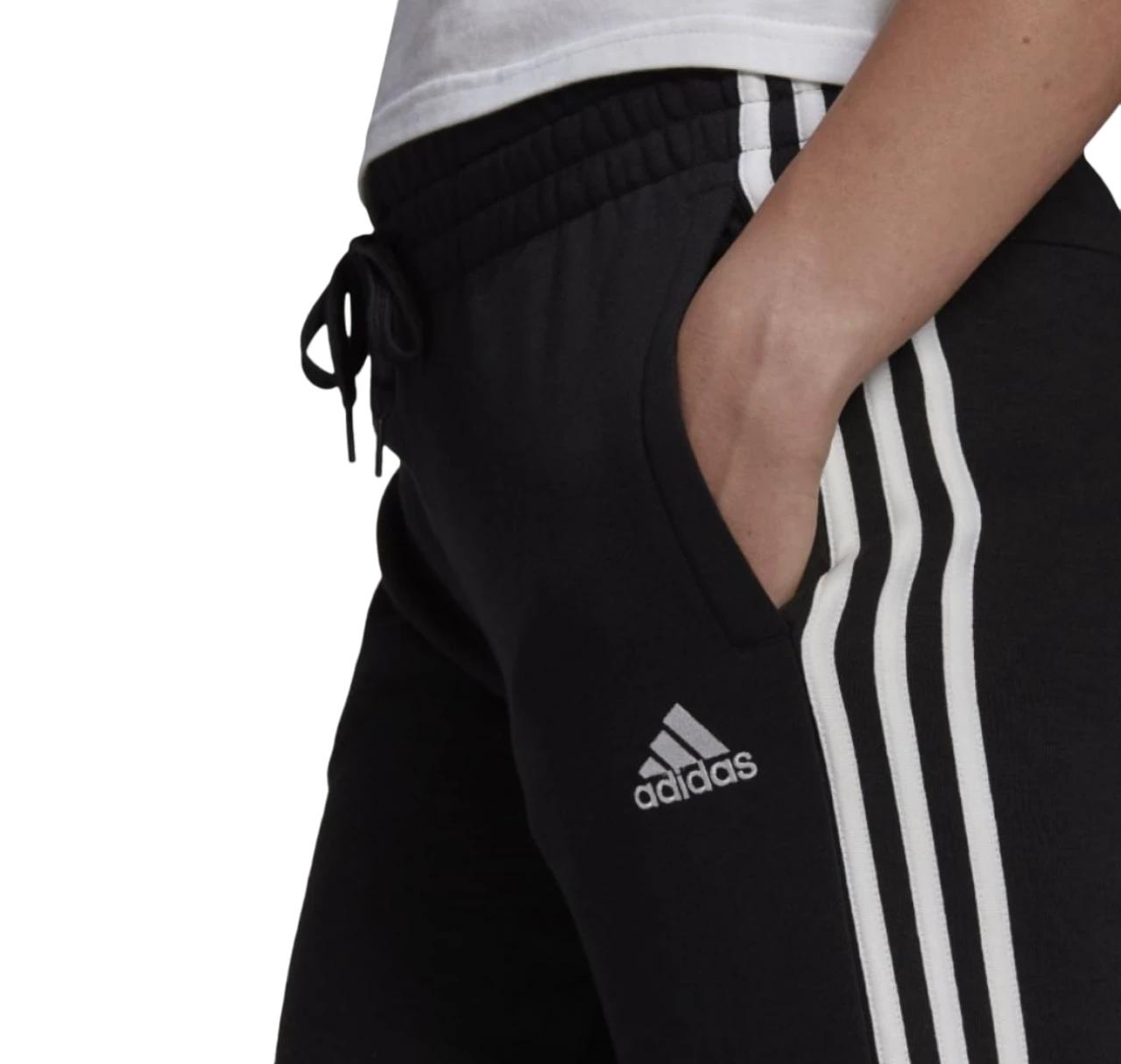 7 Adidas 5 Pack Womens Essentials French Terry Logo 3-Stripes Pants BLACK, 7 of 7