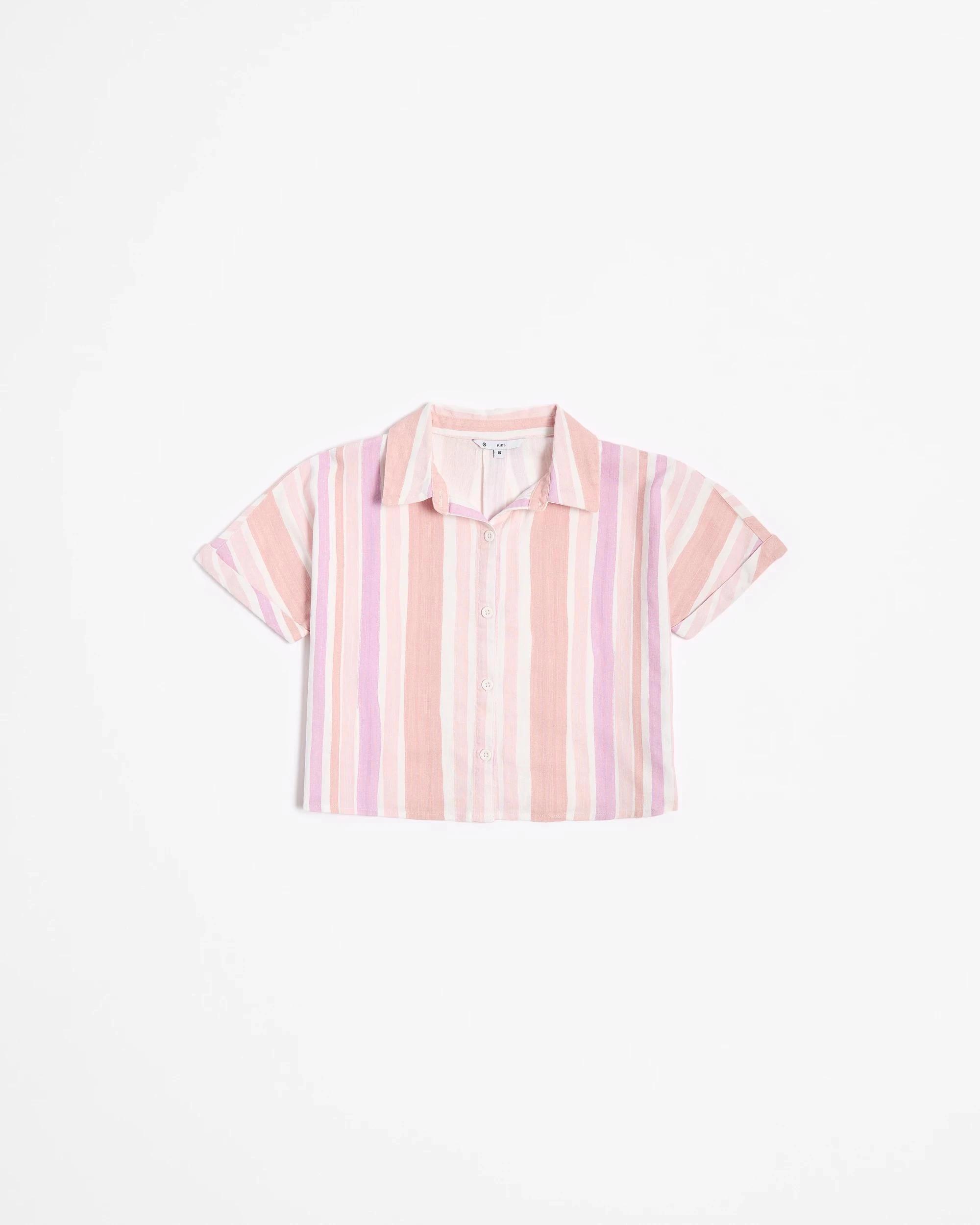 4 Target Print Short Sleeve Shirt STRIPE, 4 of 5