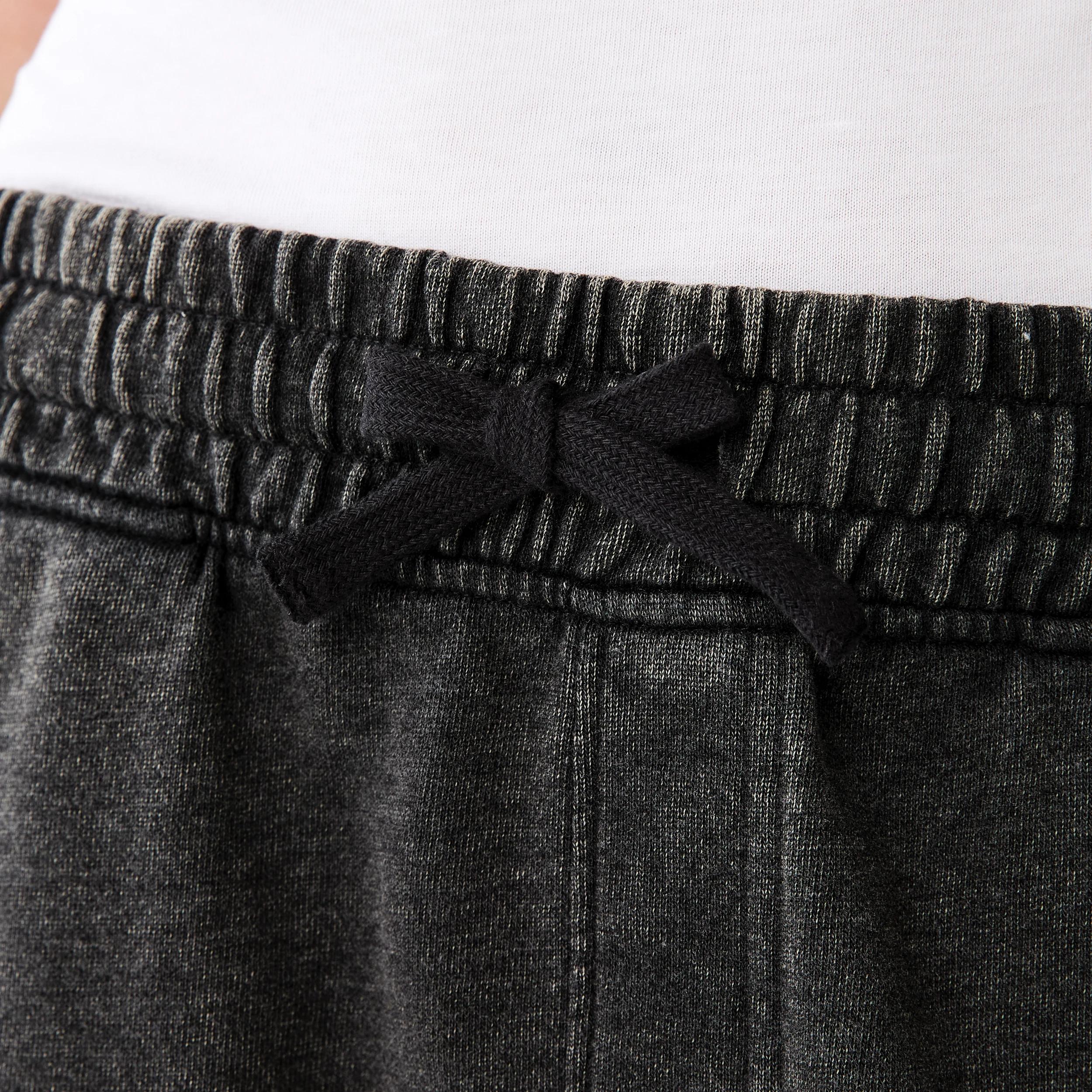 3 Washed Knit Shorts BLACK, 3 of 6