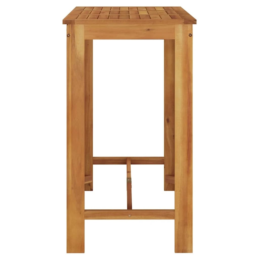 4 Vidaxl Garden Bar Table Solid Wood Acacia - Brown, 4 of 7