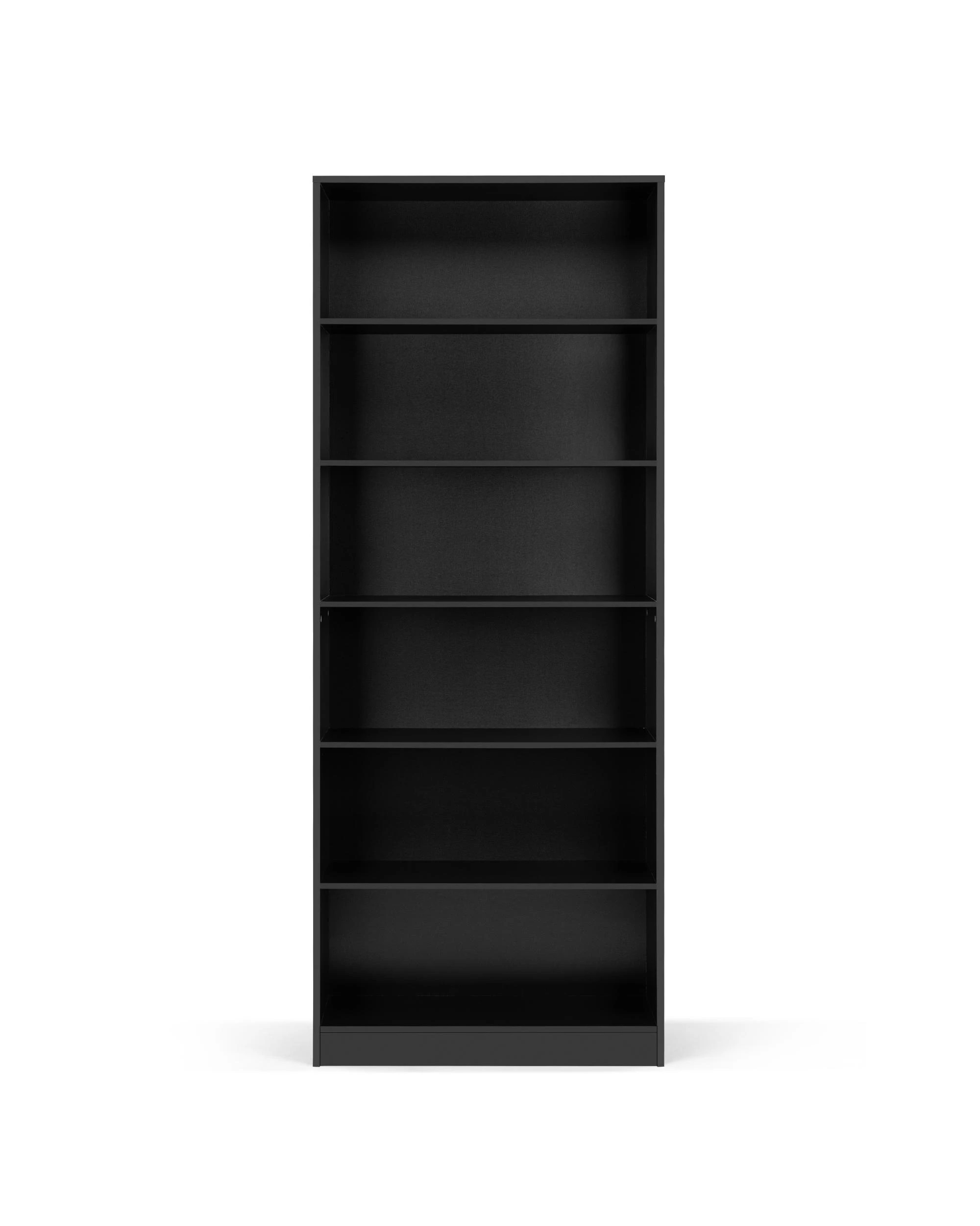 4 Kodu Bookshelf Display Cabinet 6 Tier Bookcase Storage Display Shelf 78cm - Black, 4 of 7