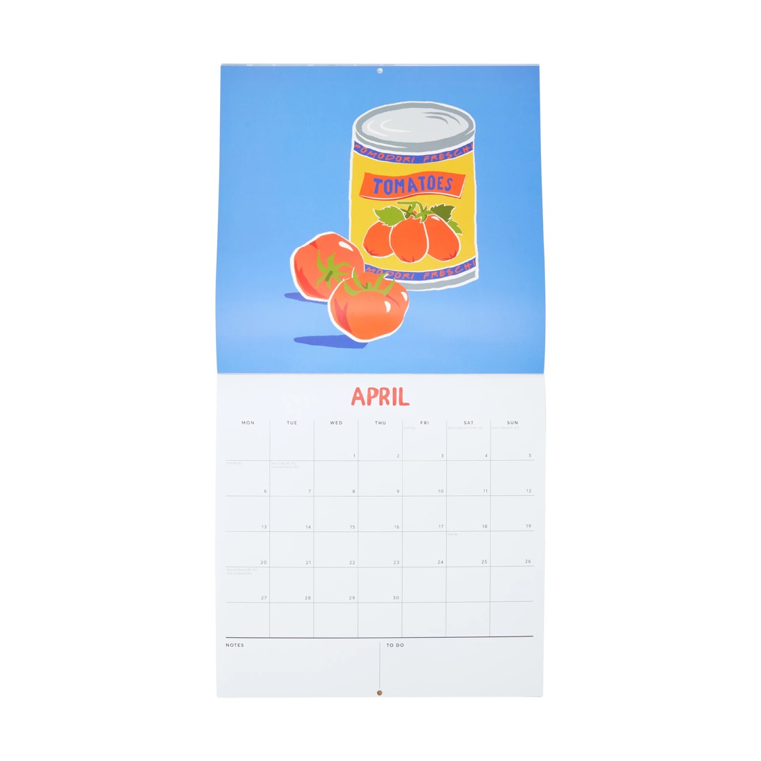 4 2026 Wall Mediterranean Calendar, 4 of 6