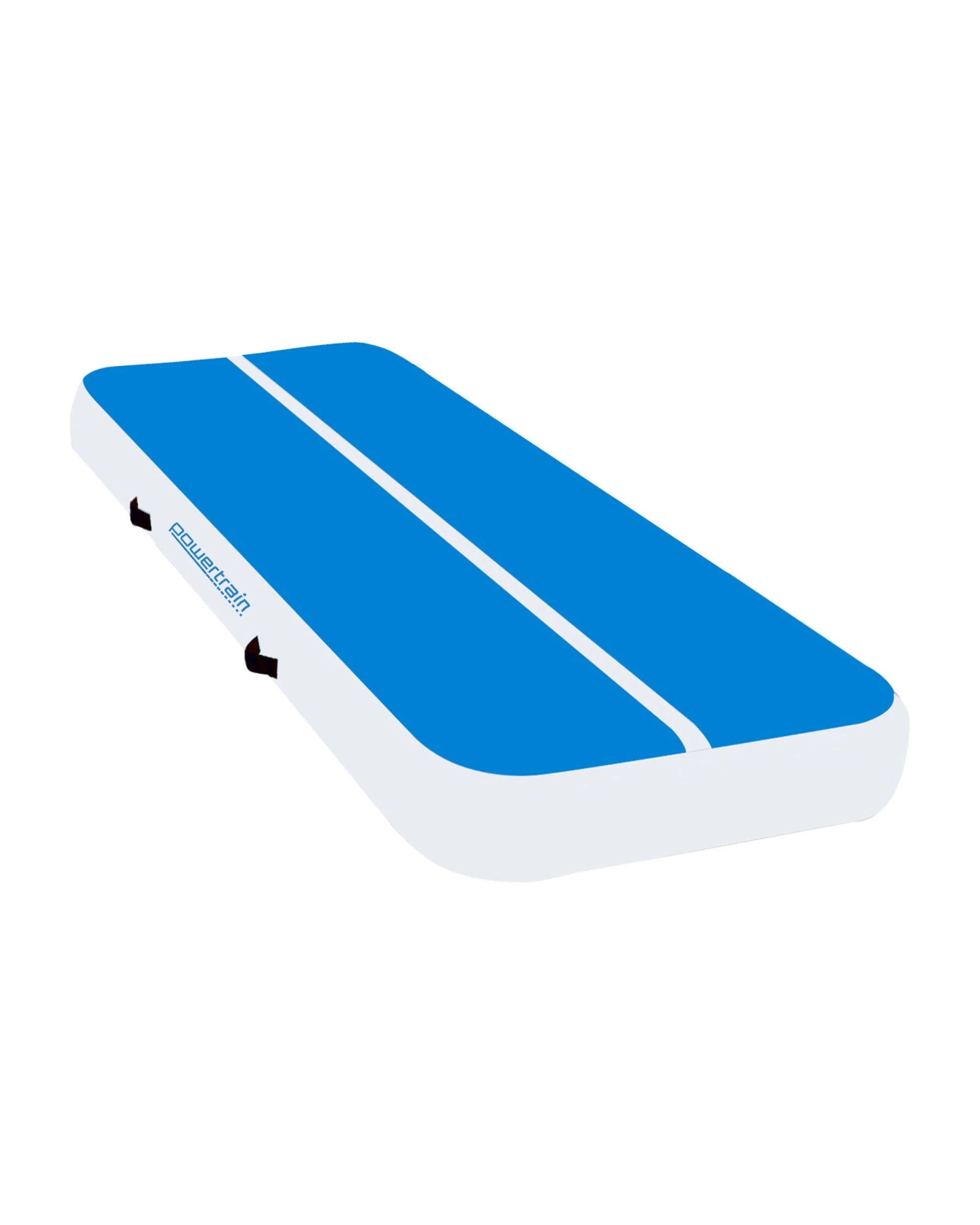 1 Powertrain Sports 4m x 2m Air Track Inflatable Gymnastics Mat 20cm - Blue, 1 of 7