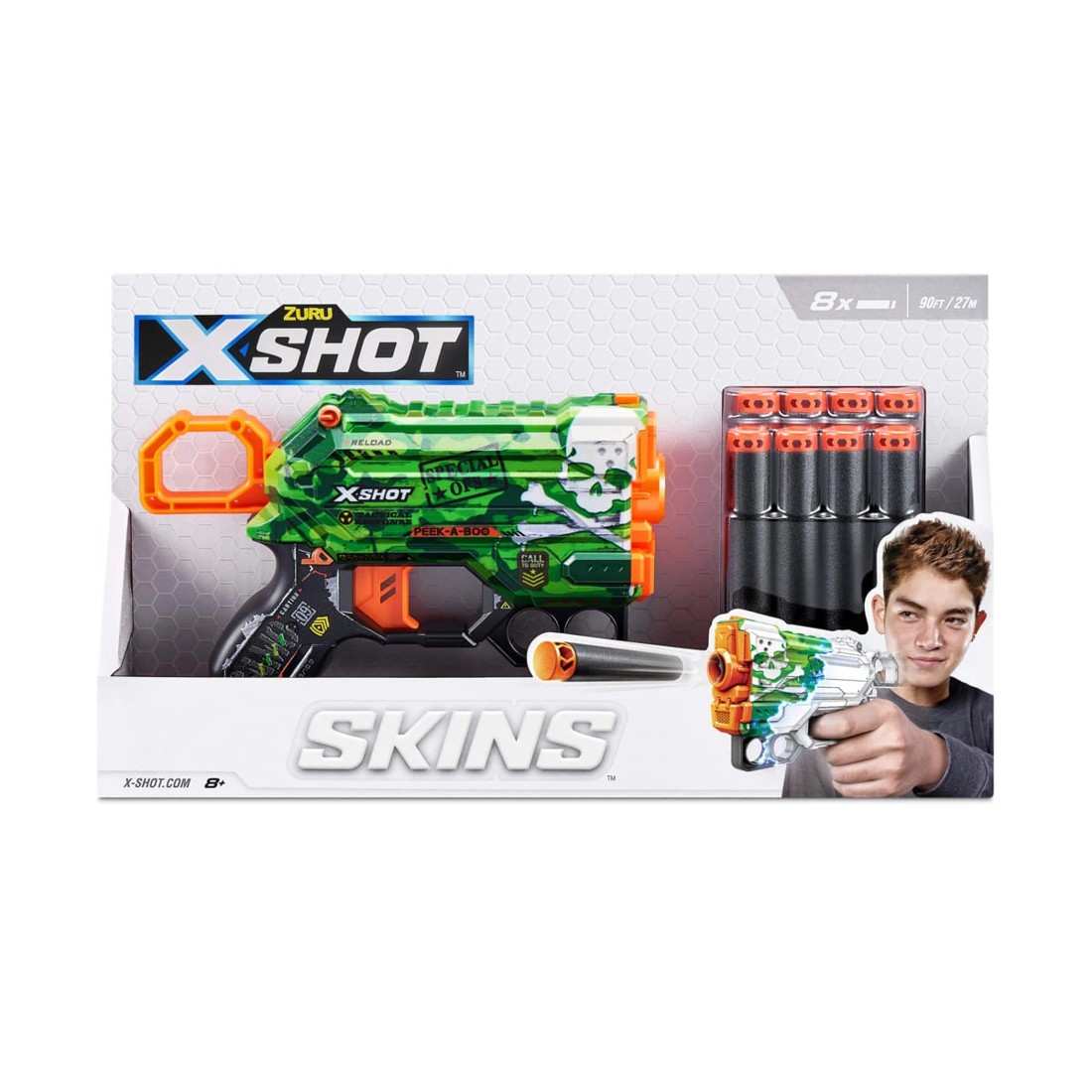 1 Zuru X-Shot Skins Menace Dart Blaster - Camo, 1 of 9