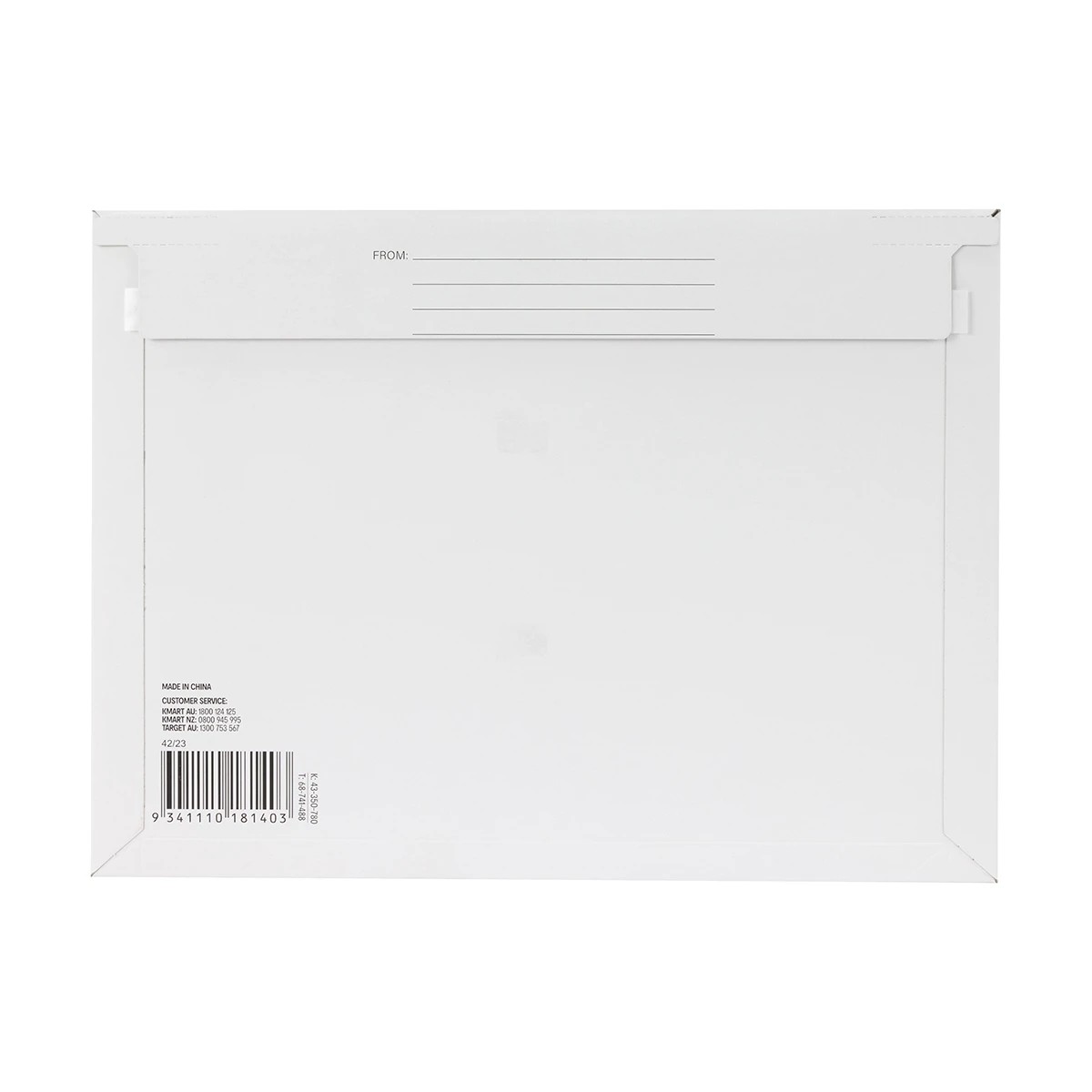 6 A4 Rigid Envelope - White, 6 of 6