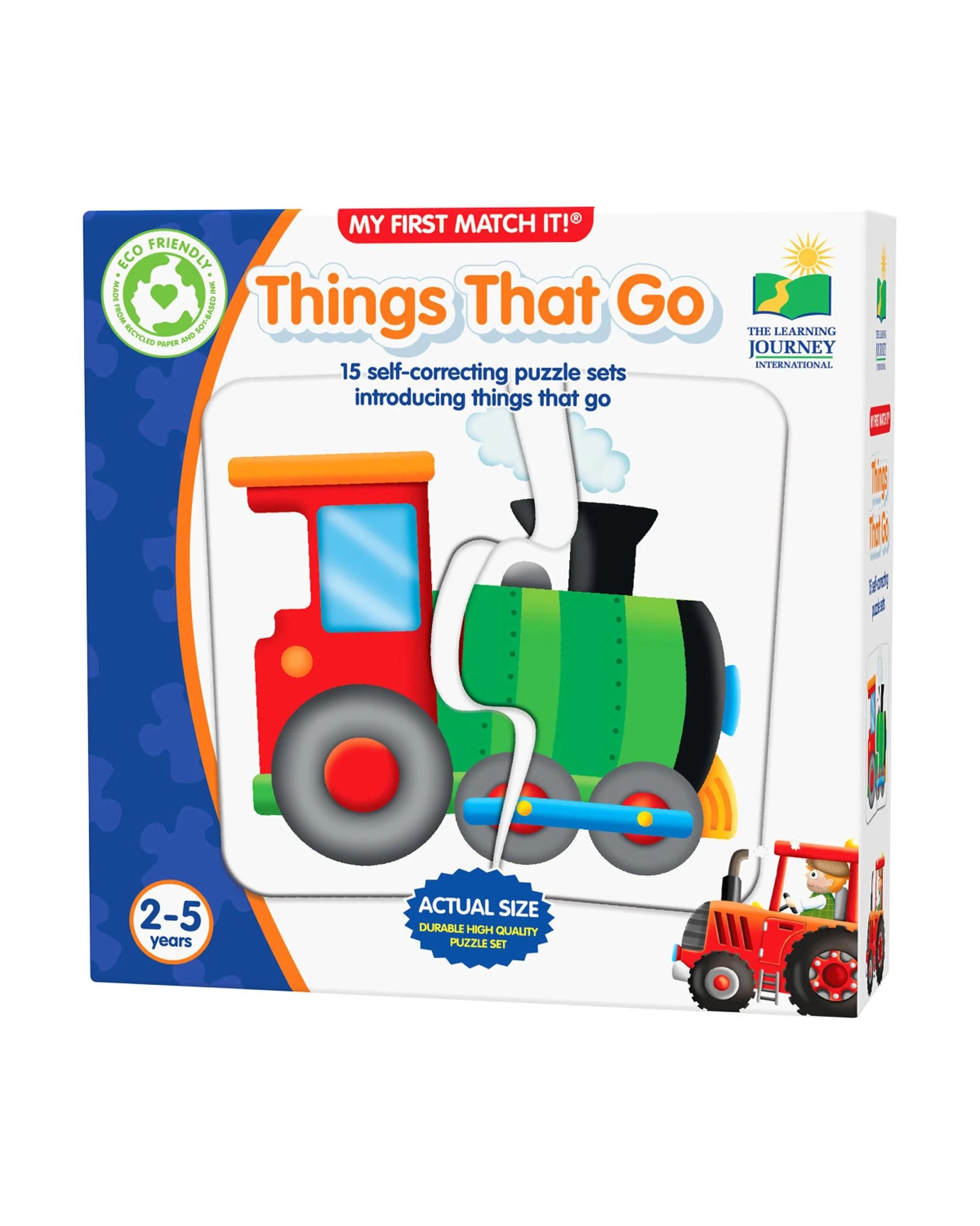 1 Learning Journey My First Match It Things That Go, 1 of 8