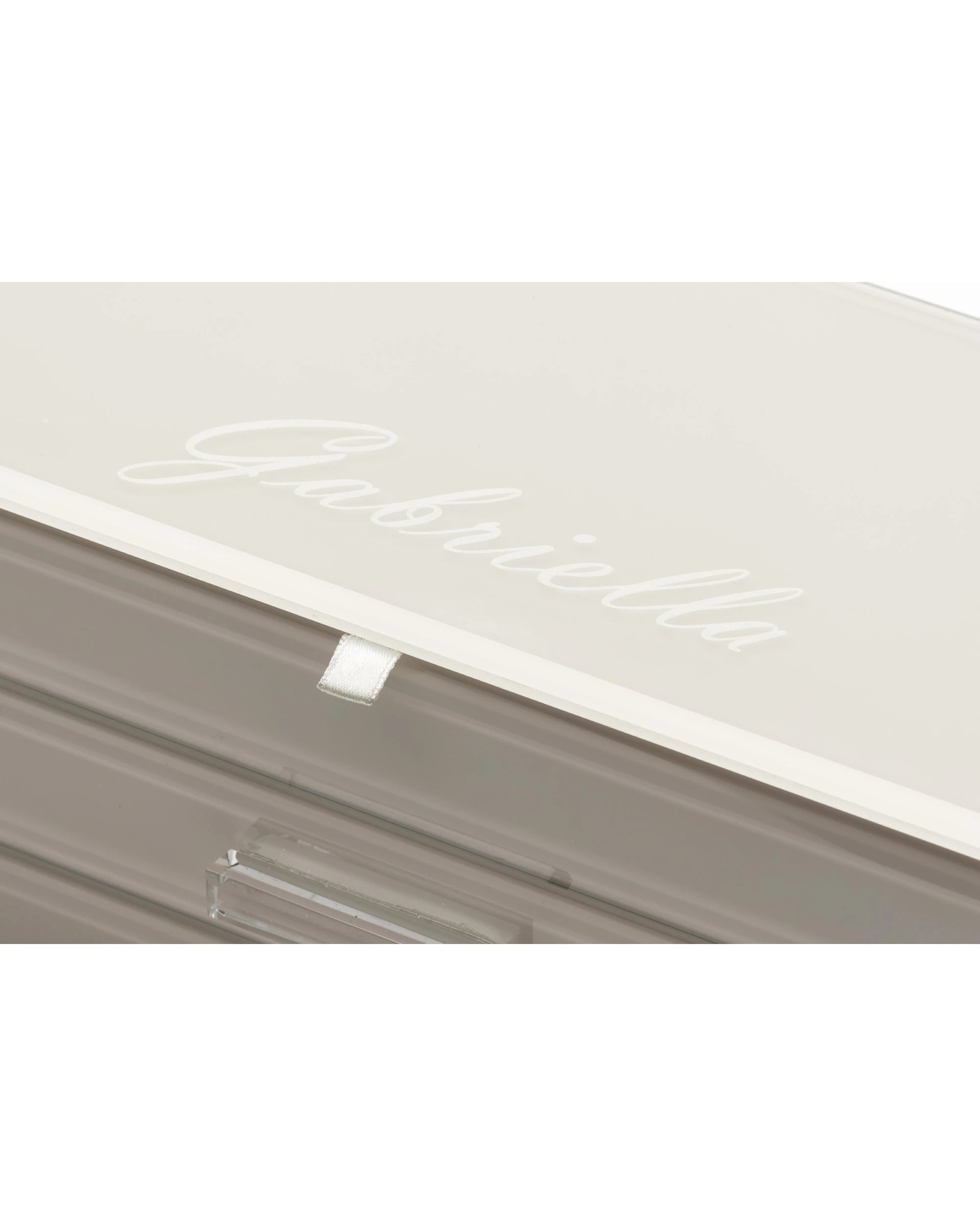 6 One Six Eight London Gabriella Jewellery Box - Cloud Grey - L - Grey, 6 of 6