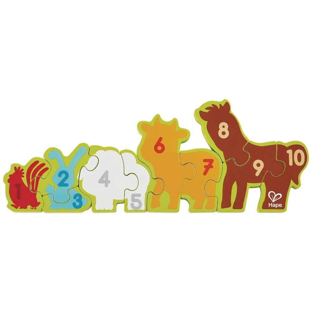 4 Hape Numbers and Farm Animals, 4 of 4