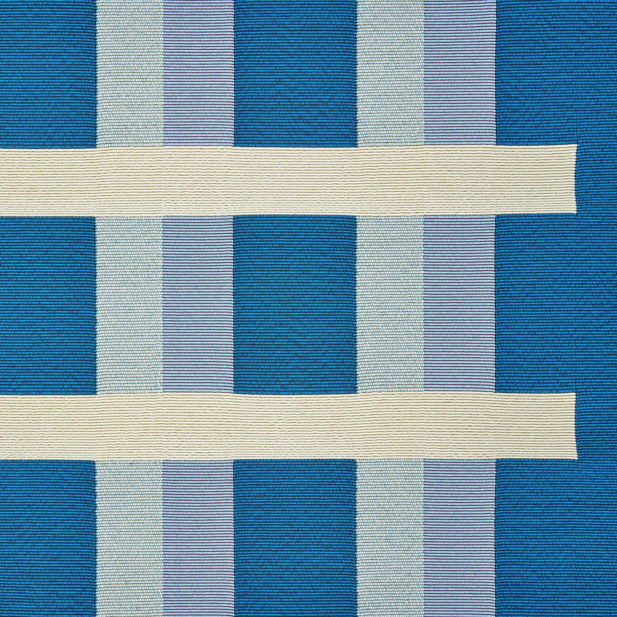6 Common Ground Rugs Horizon Lattice 285x200cm - Large Pet Friendly Outdoor Floor Rug - Blue, 6 of 9