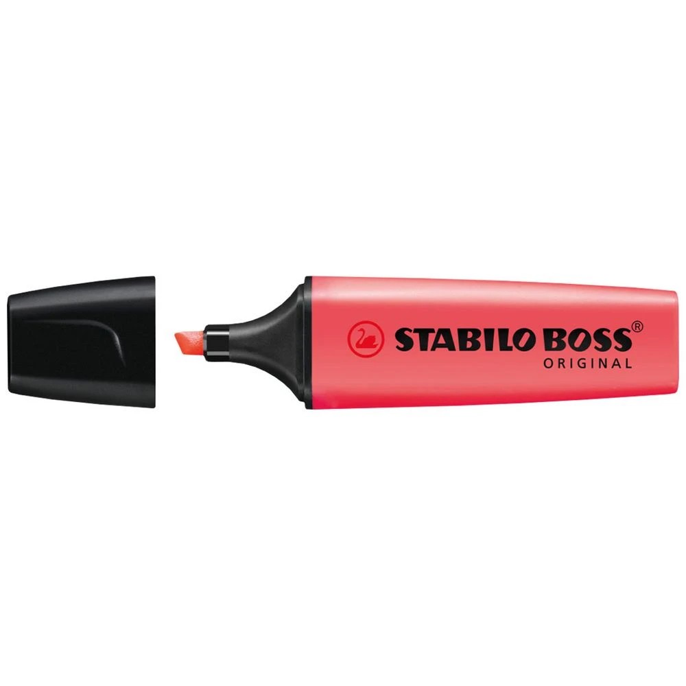 1 Stabilo Boss Highlighter Red, 1 of 3