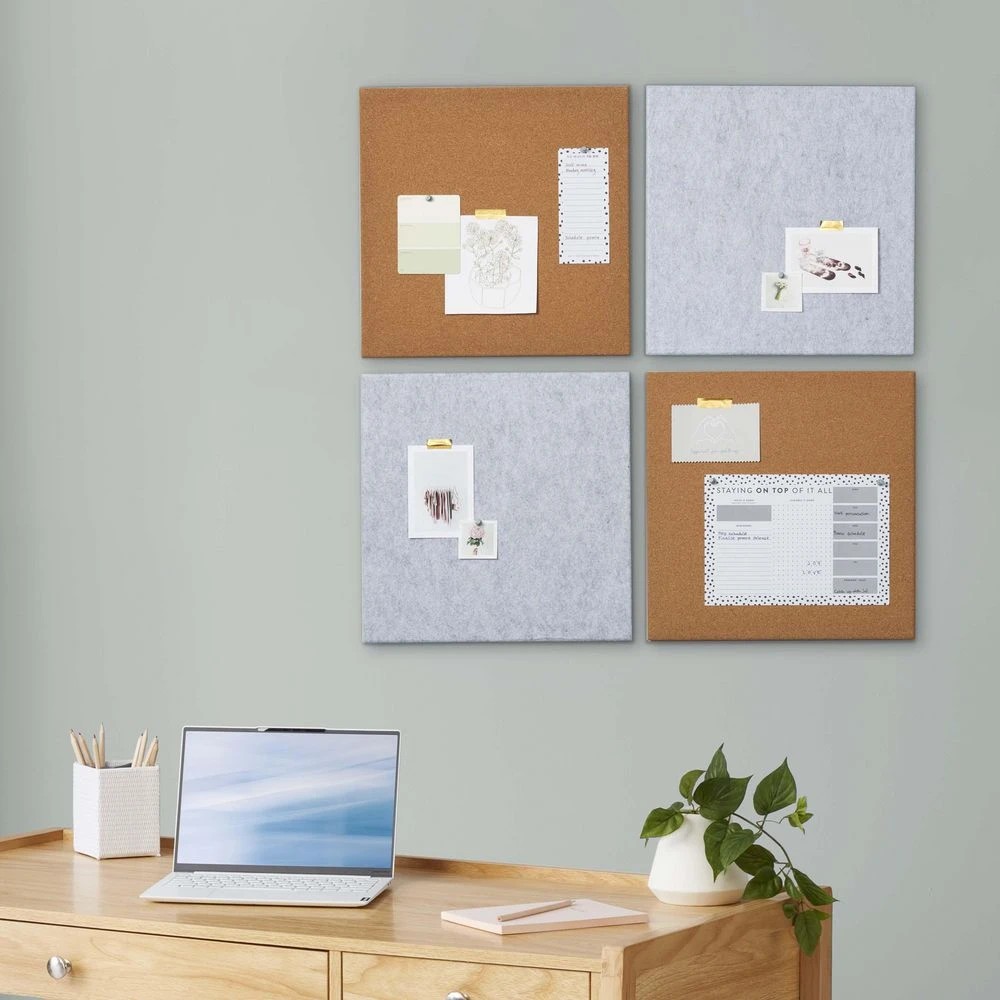 6 Otto Memo Feltboard 430 x 430 Grey, 6 of 6