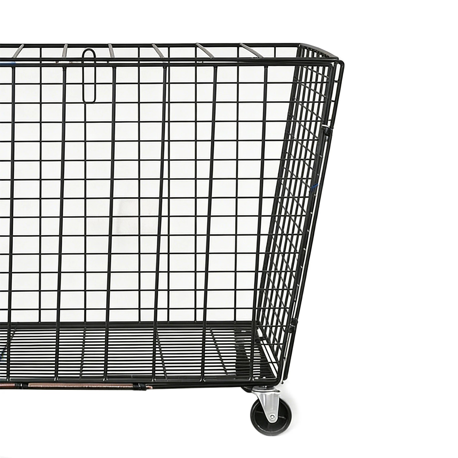 6 Genki Large Sports Ball Storage Cart Lockable Bin Cage - Black, 6 of 6