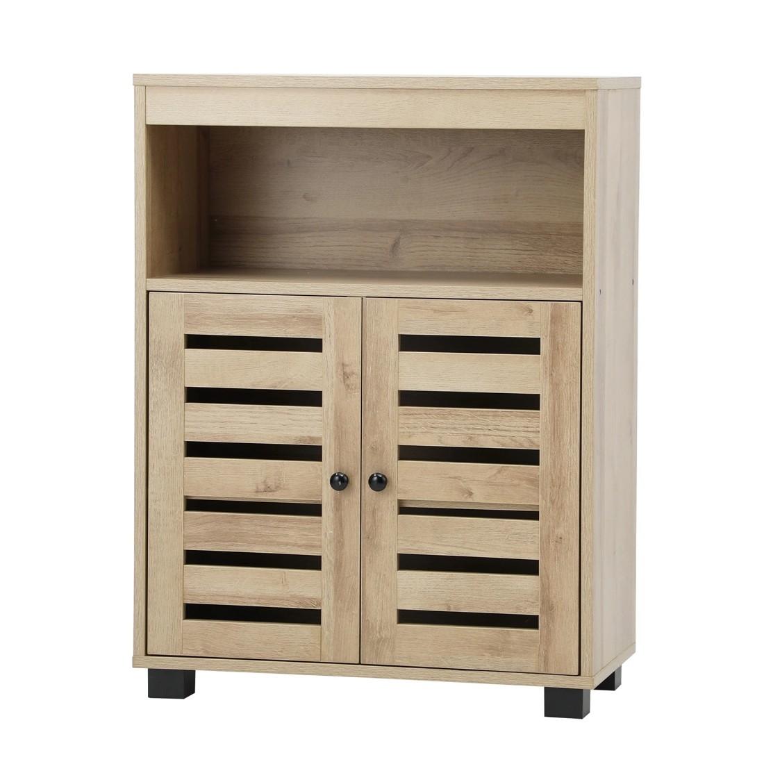 1 Oikiture Buffet Sideboard Shoe Storage Cabinet
 - Natural, 1 of 10