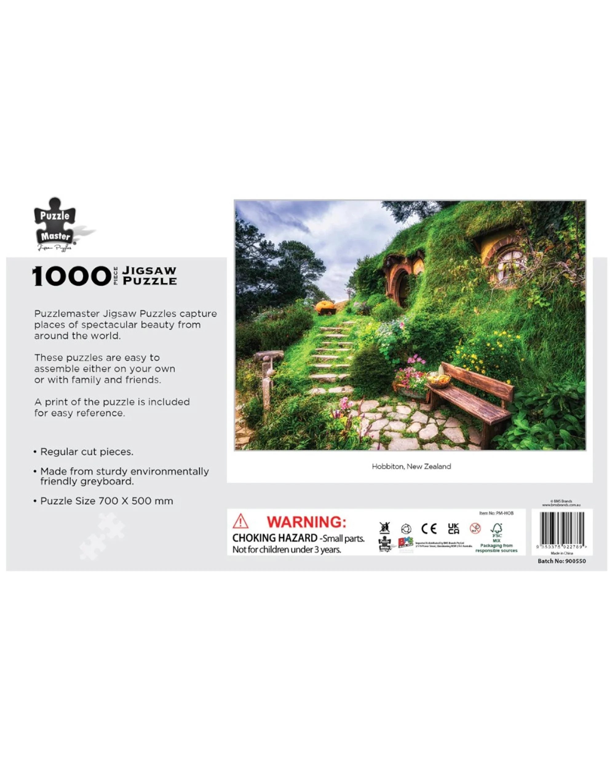 4 Puzzle Master Hobbiton 1000 Piece Jigsaw Puzzle, 4 of 4