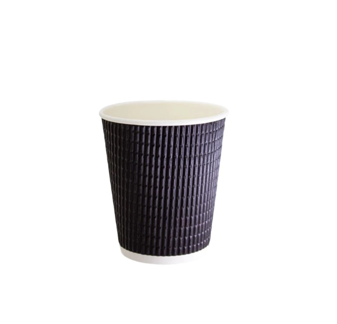 3 Huhtamaki 50 Pack 12oz Triple Wall Corrugated Hot Coffee Cups 335ml - Grey - Grey, 3 of 3