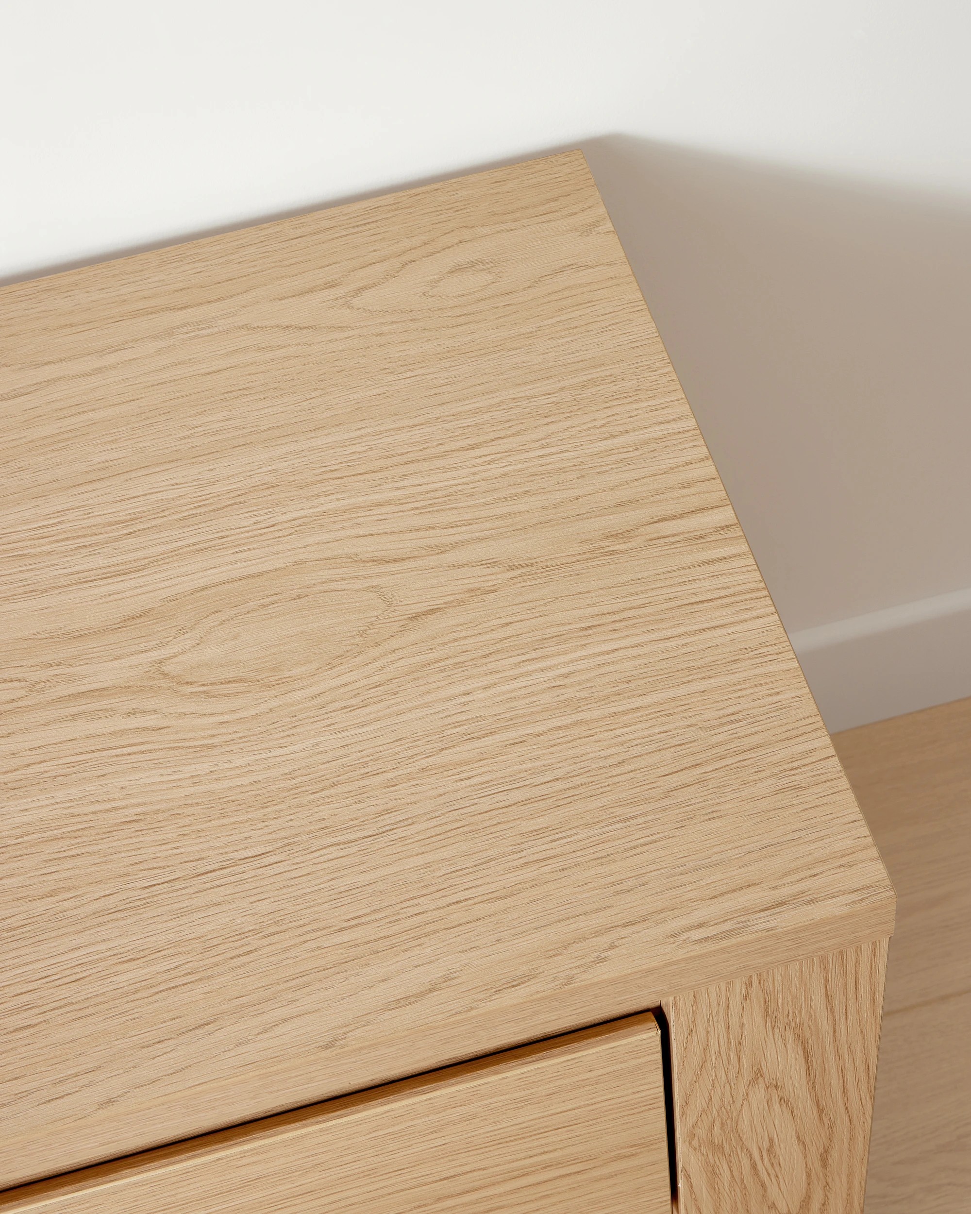 4 Tide 2 Drawer Bedside Table - Oak, 4 of 6