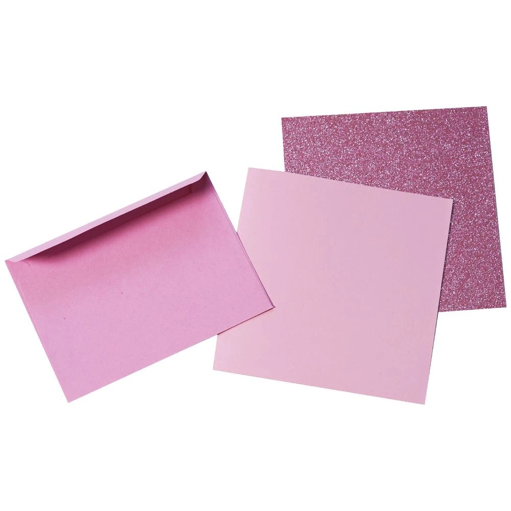 3 Qcut C6 Folding Cards Set Azalea Pink Pastel/Thistle Pink, 3 of 3