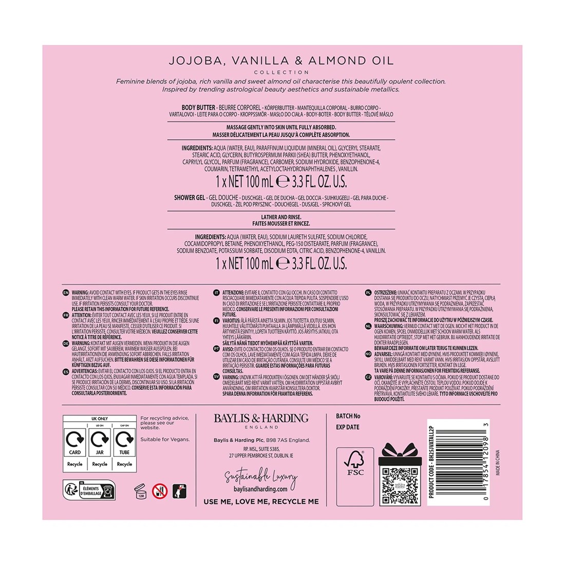 4 Baylis & Harding 2 Piece Signature Collection - Jojoba, Vanilla and Almond Oil, 4 of 4