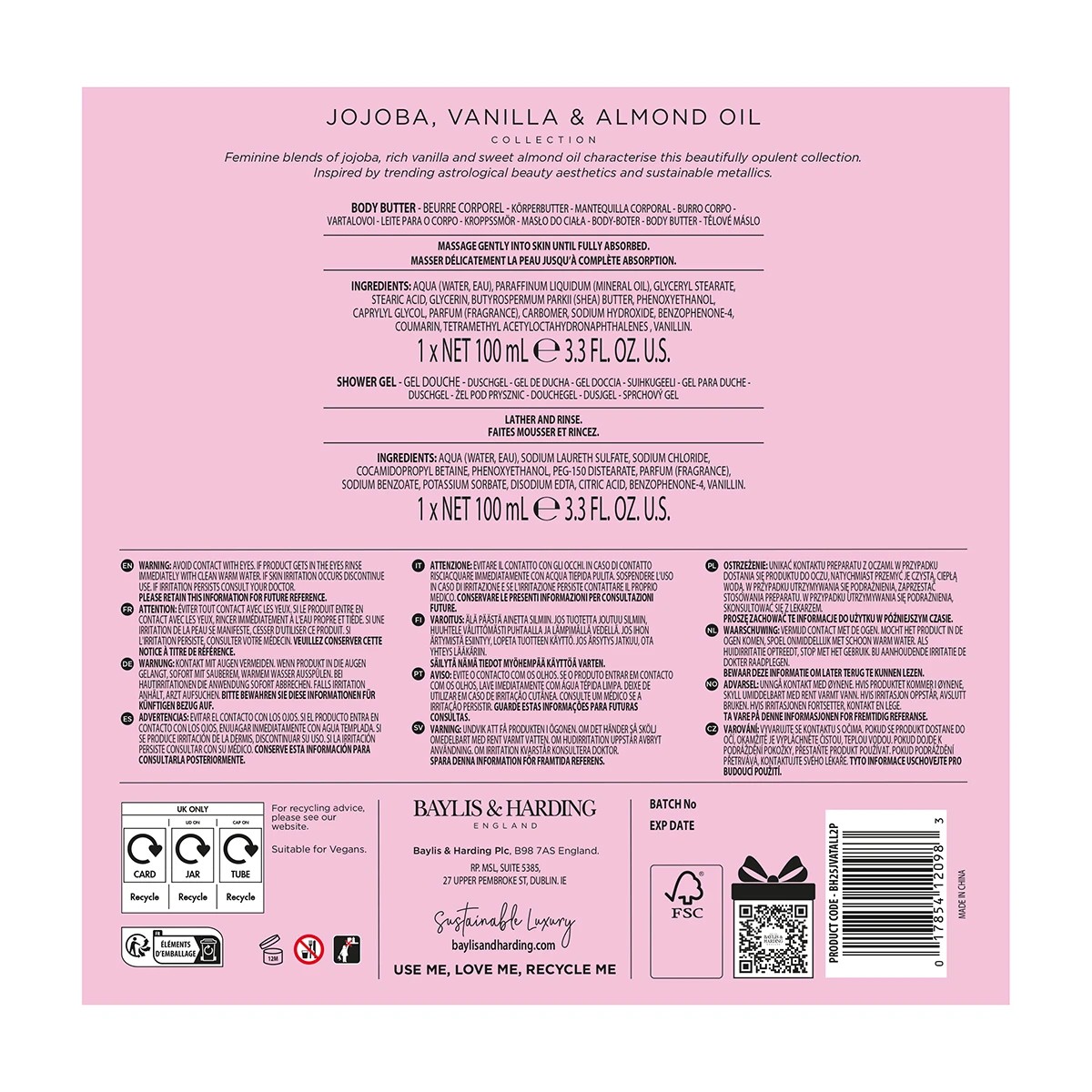 4 Baylis & Harding 2 Piece Signature Collection - Jojoba, Vanilla and Almond Oil, 4 of 4