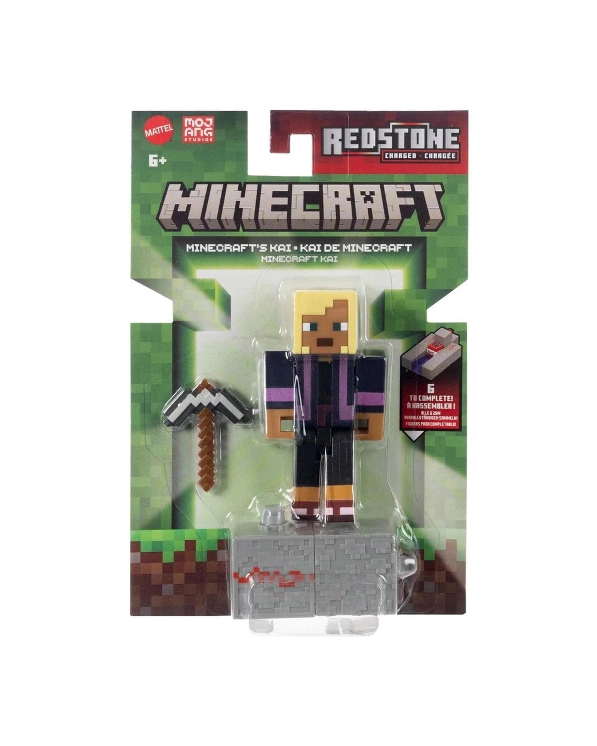 1 Minecraft Redstone Charged Minecraft's Kai Figure, 1 of 6