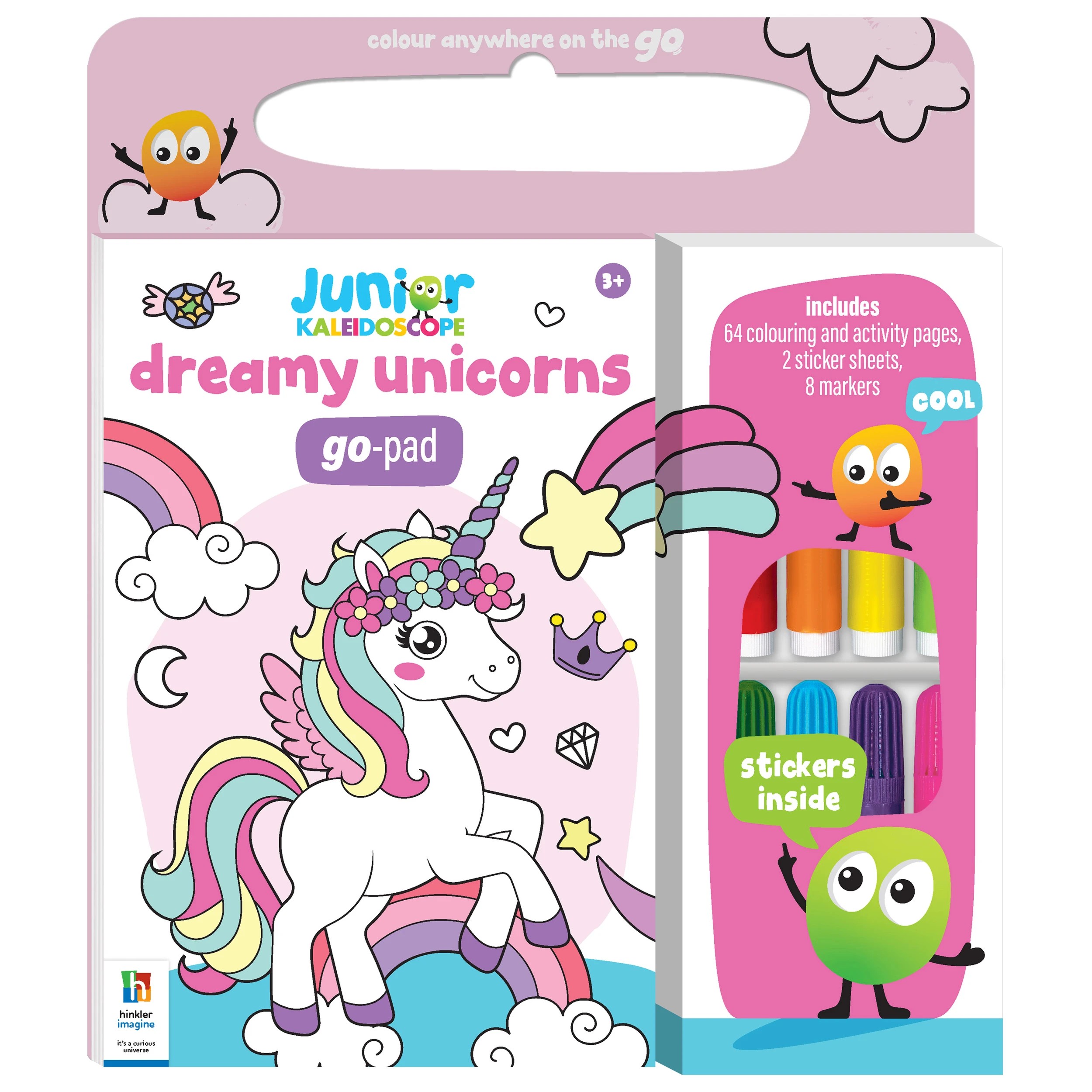 1 Junior Kaleidoscope Dreamy Unicorn Go Pad - Book, 1 of 5