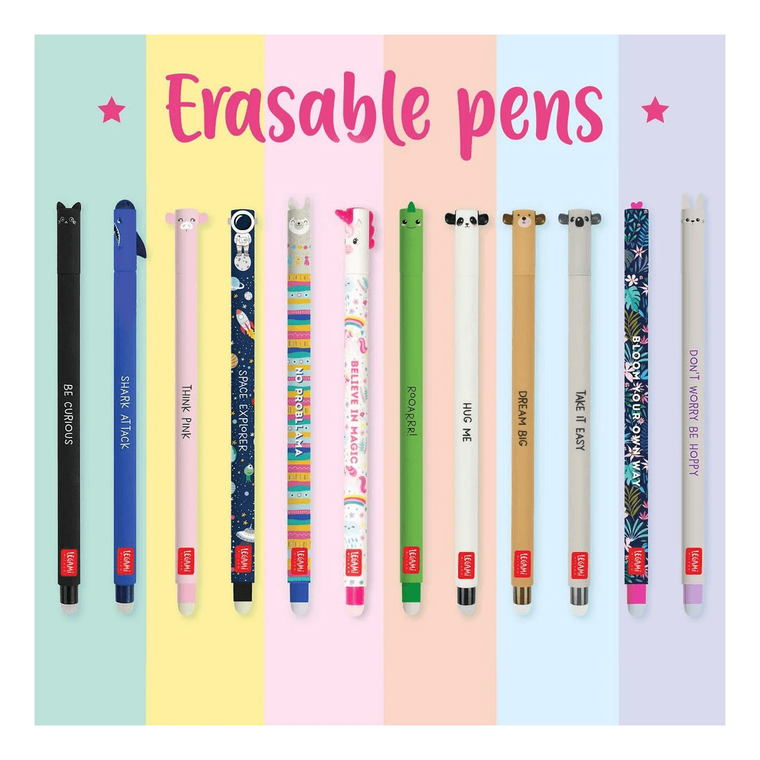 4 Legami Erasable Gel Pen Cat Black, 4 of 5