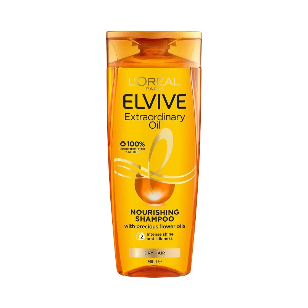 1 L'Oreal Paris Elvive Extraordinary Oil Nourishing Shampoo 300ml - Precious Flower Oils, 1 of 4