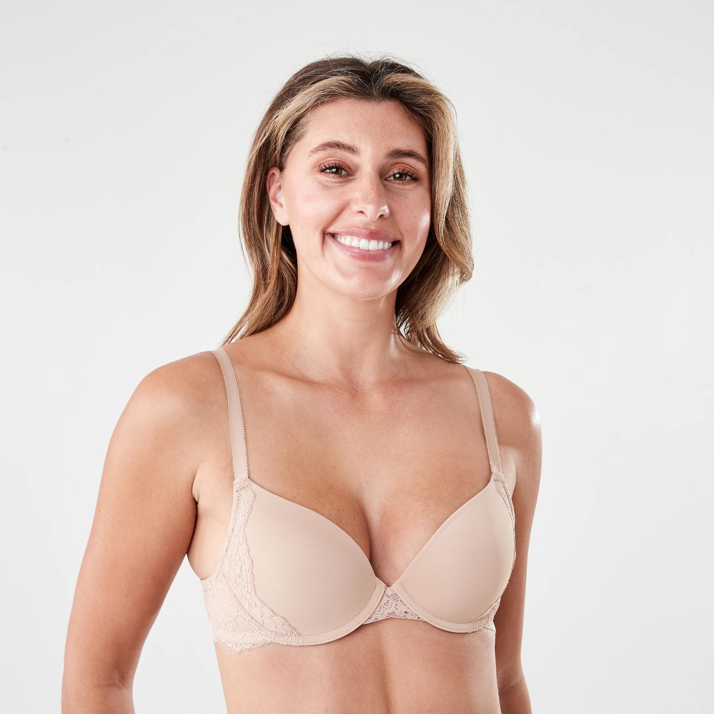 1 Lace Wing T-shirt Bra LIGHT FAWN, 1 of 6