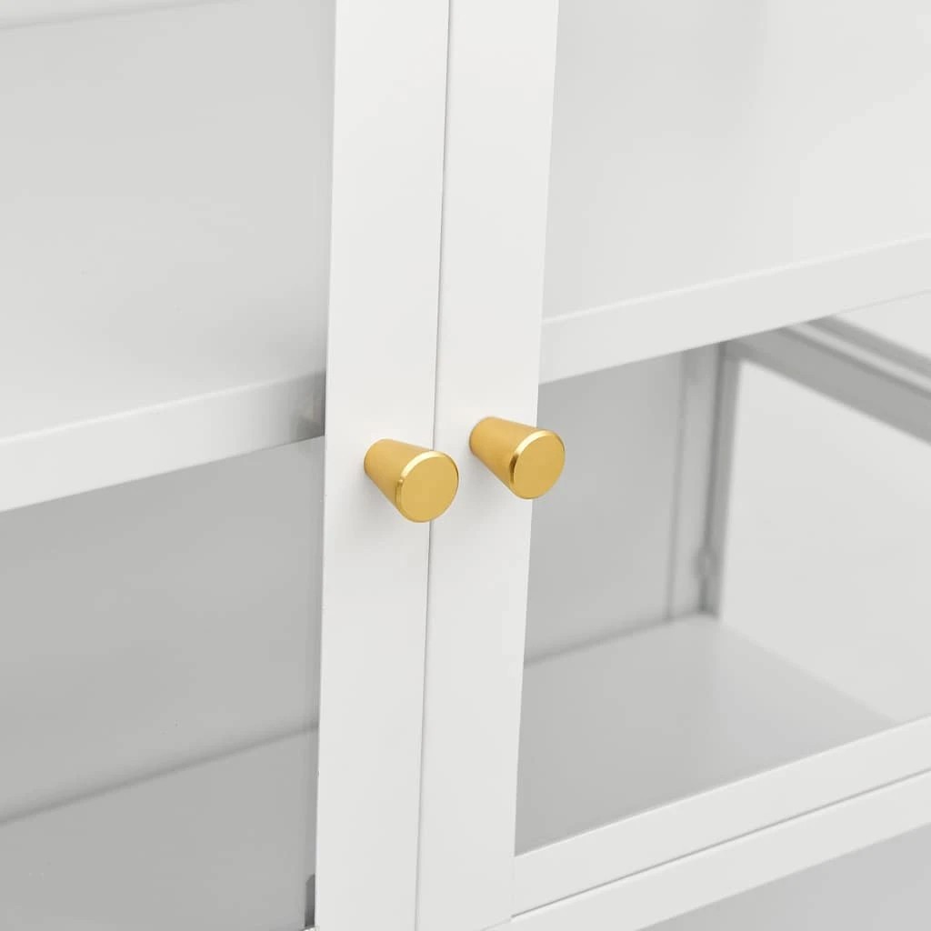 5 Vidaxl Display Cabinet - White, 5 of 9