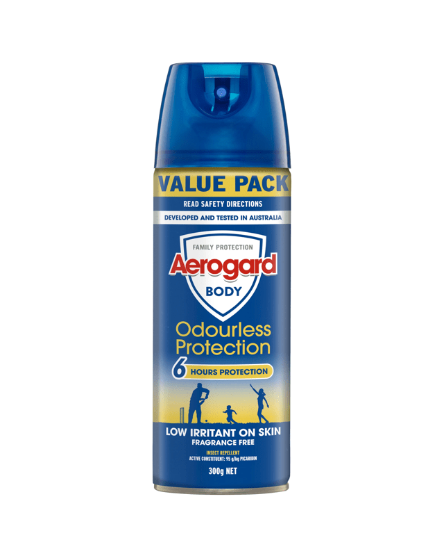 Aerogard Body Odourless Protection Insect Repellent Aerosol Spray 