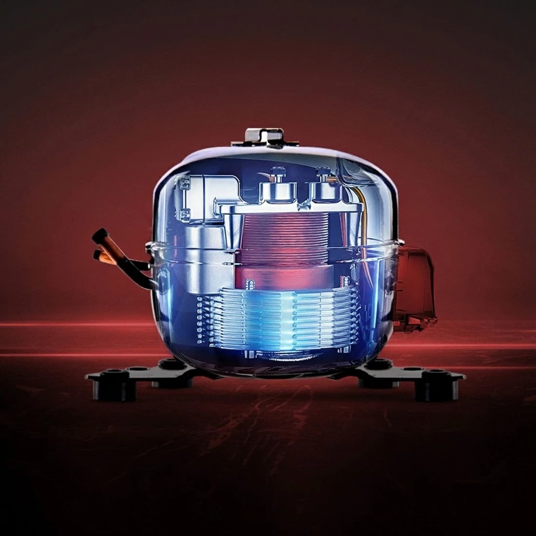 7 Devanti Ice Maker Machine 15kg Nugget Chewable Ice Cube - Red, 7 of 9