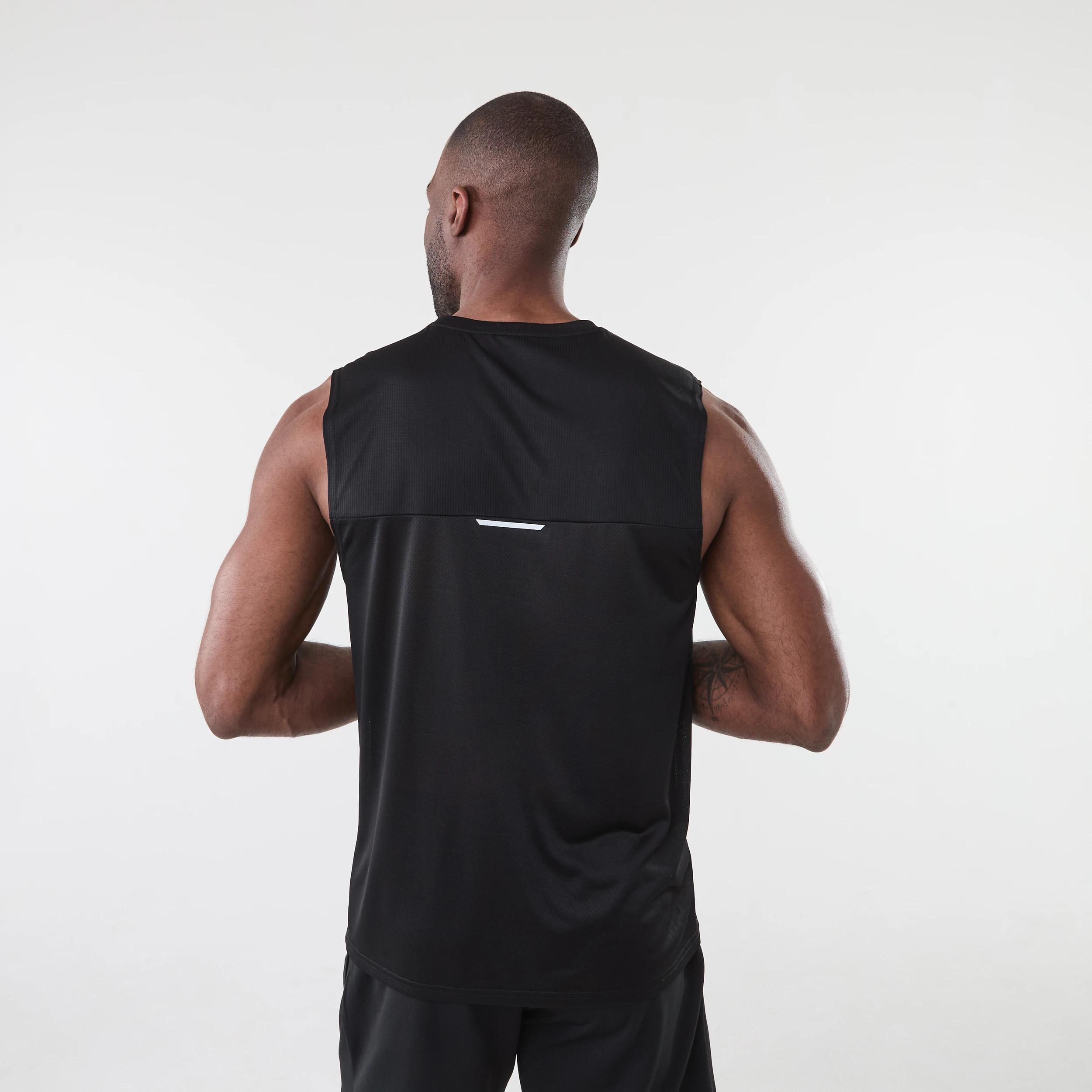 3 Active Mens Performance Muscle BLACK, 3 of 7