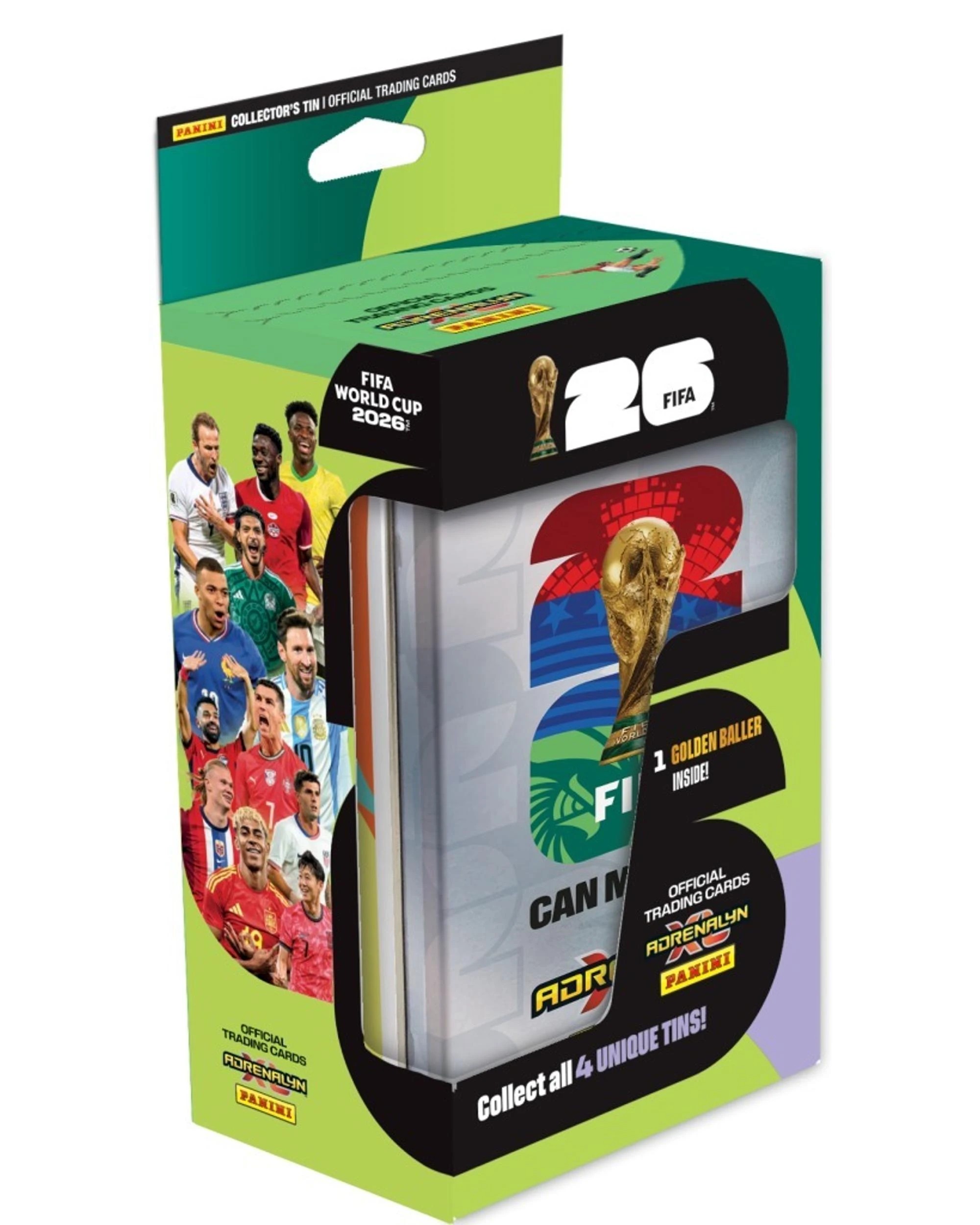 1 Panini Adrenalyn XL FIFA World Cup 2026 Trading Cards Classic Tin - Assorted, 1 of 9