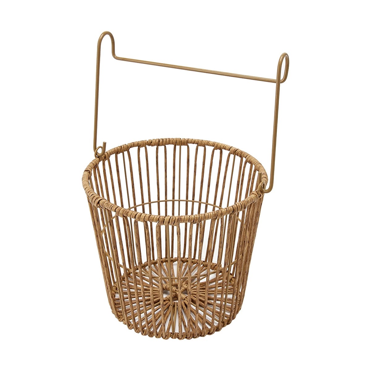 2 Rattan Look Peg Basket - Brown, 2 of 6