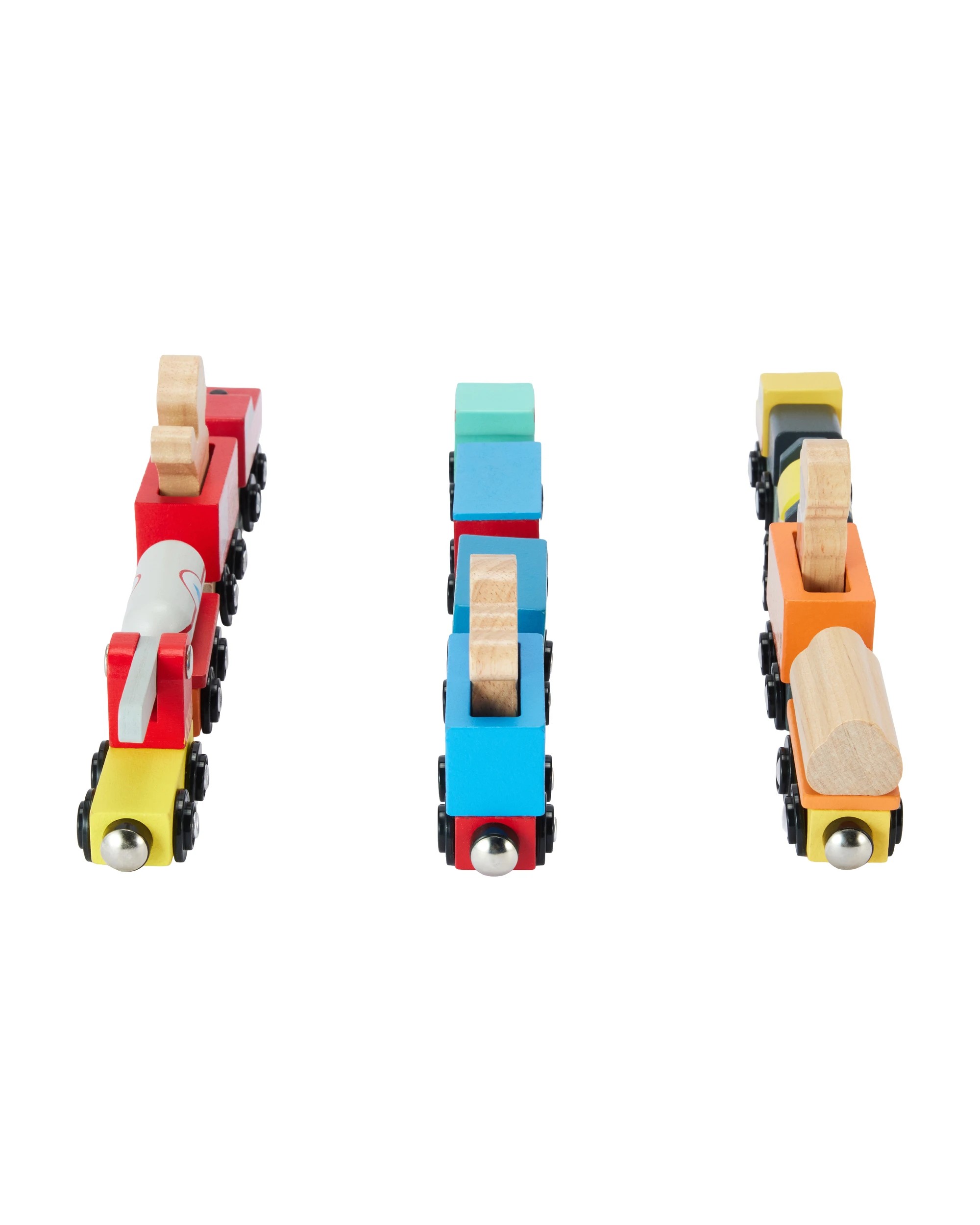 5 Wooden Train and Carriage Set - Assorted, 5 of 10