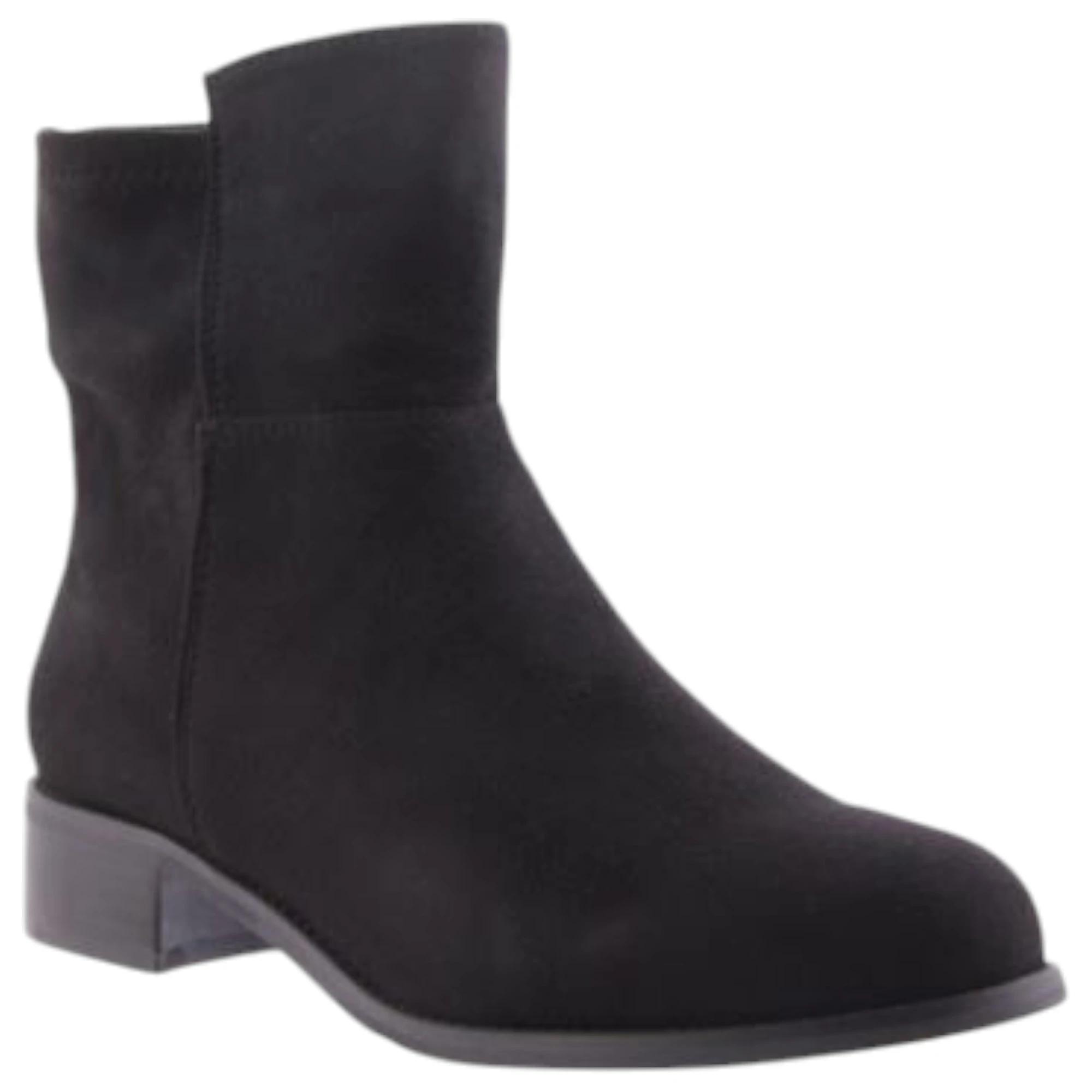 3 Bellissimo Womens Alicia Shoes Dress Winter Comfort Boots BLACK, 3 of 5