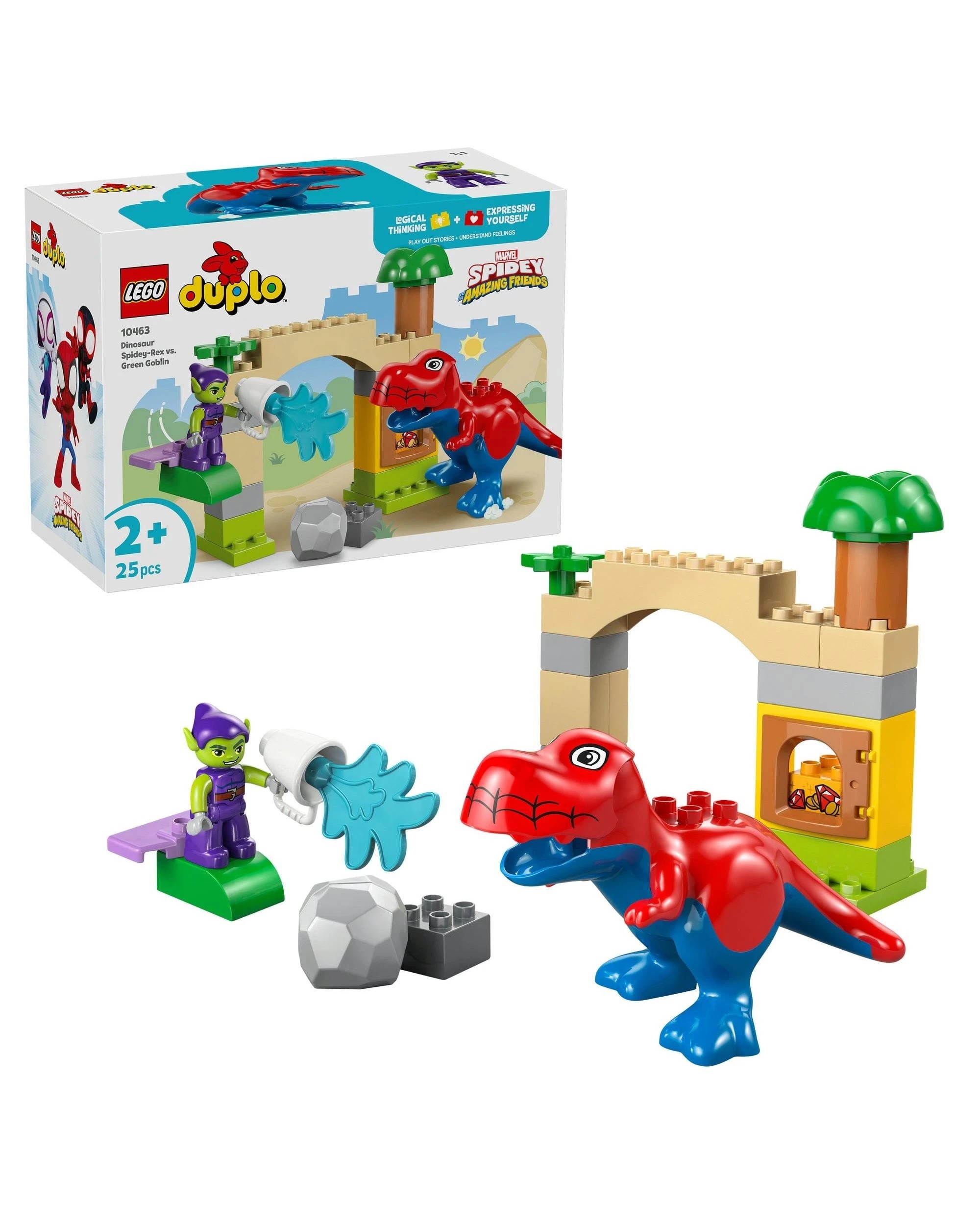 1 LEGO DUPLO: Marvel Dinosaur Spidey-Rex vs. Green Goblin - 10463, 1 of 9