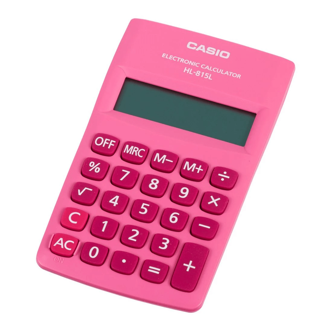 2 Casio HL-815L Pocket Calculator Pink, 2 of 4