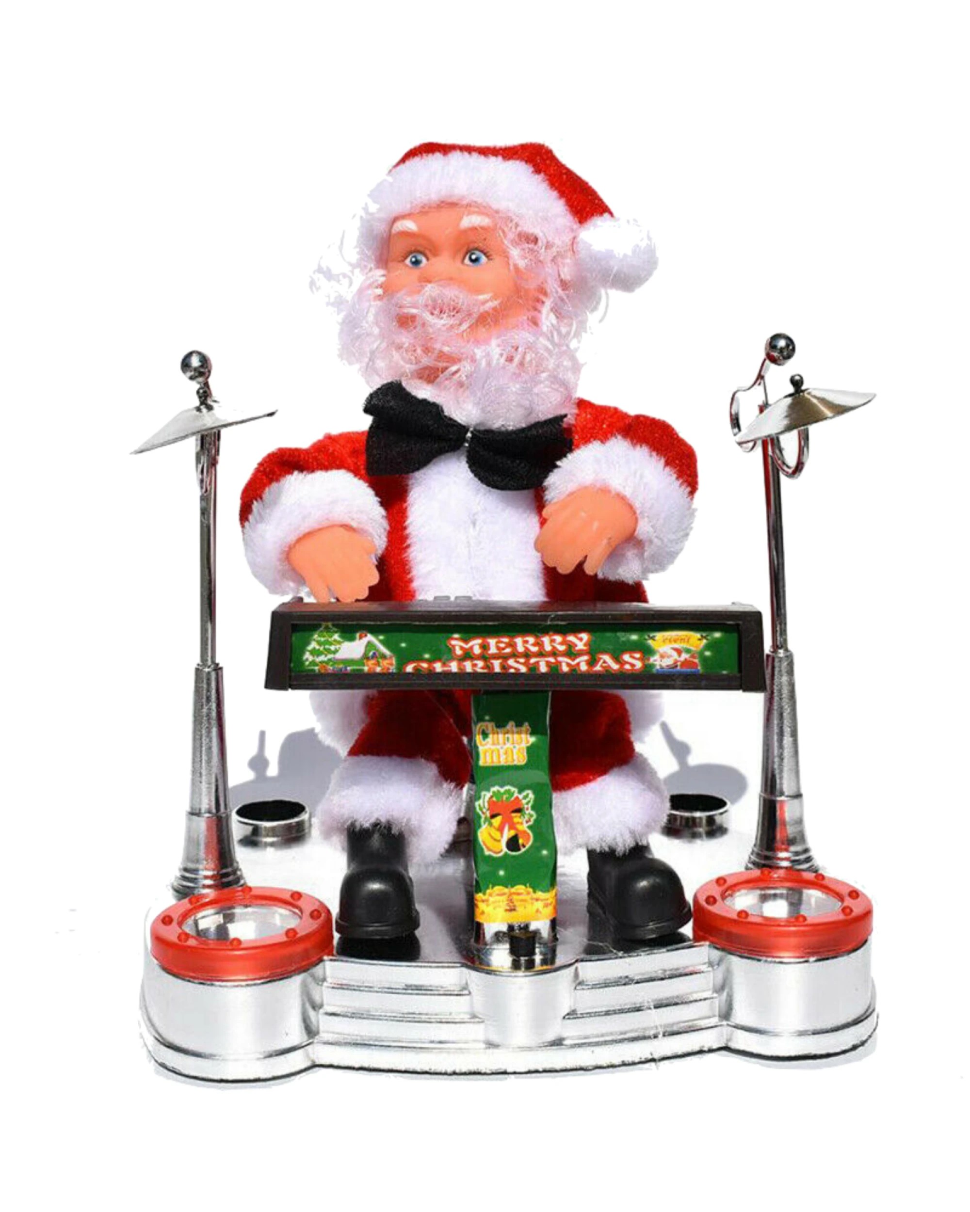 1 BR Costumes Santa Claus Musical Piano Ornament Toy, 1 of 5