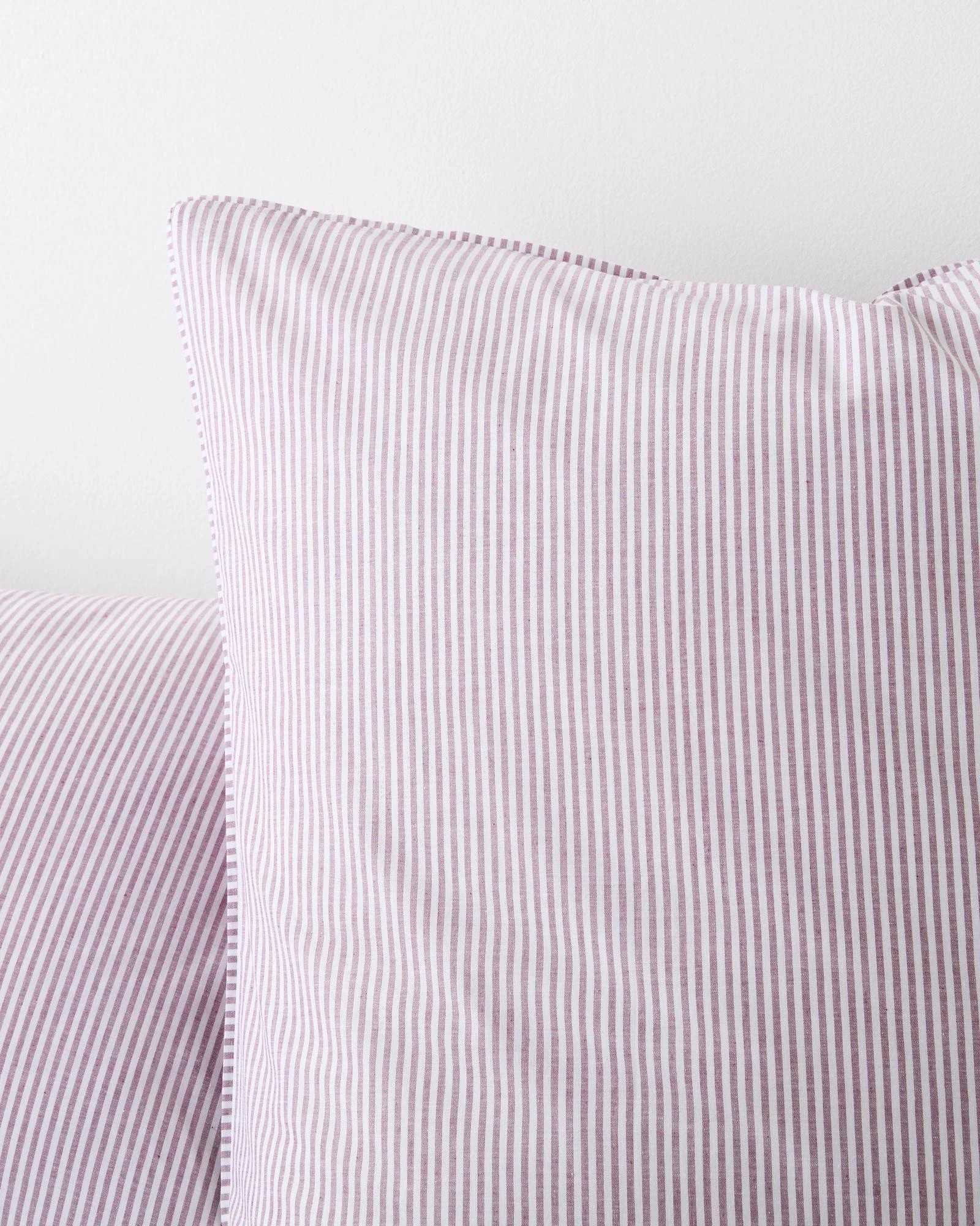 2 Target Hampton Stripe European Pillowcase - Queen Bed - Pink, 2 of 2
