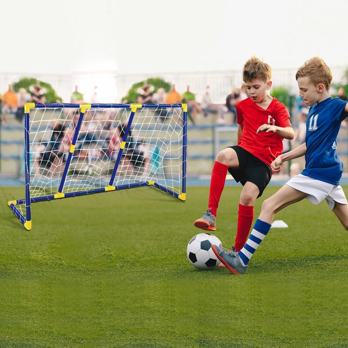 3 AUSWAY Soccer Goal Football Net Set Kids Target Training, 3 of 3