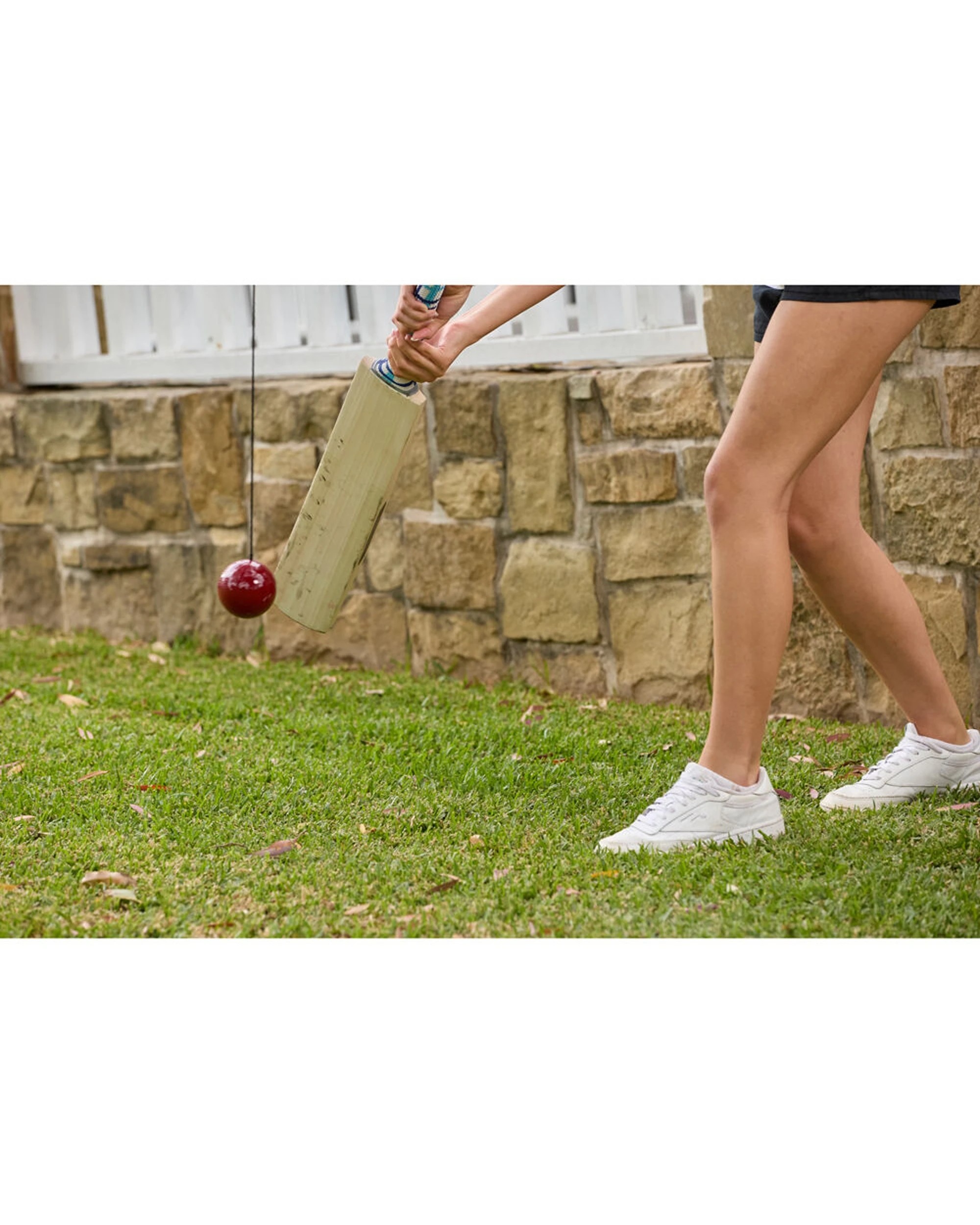 3 Sklz Cricket Bat Ball Trainer For Batting Practice and Hand-Eye Co-Ordination - Red, 3 of 5