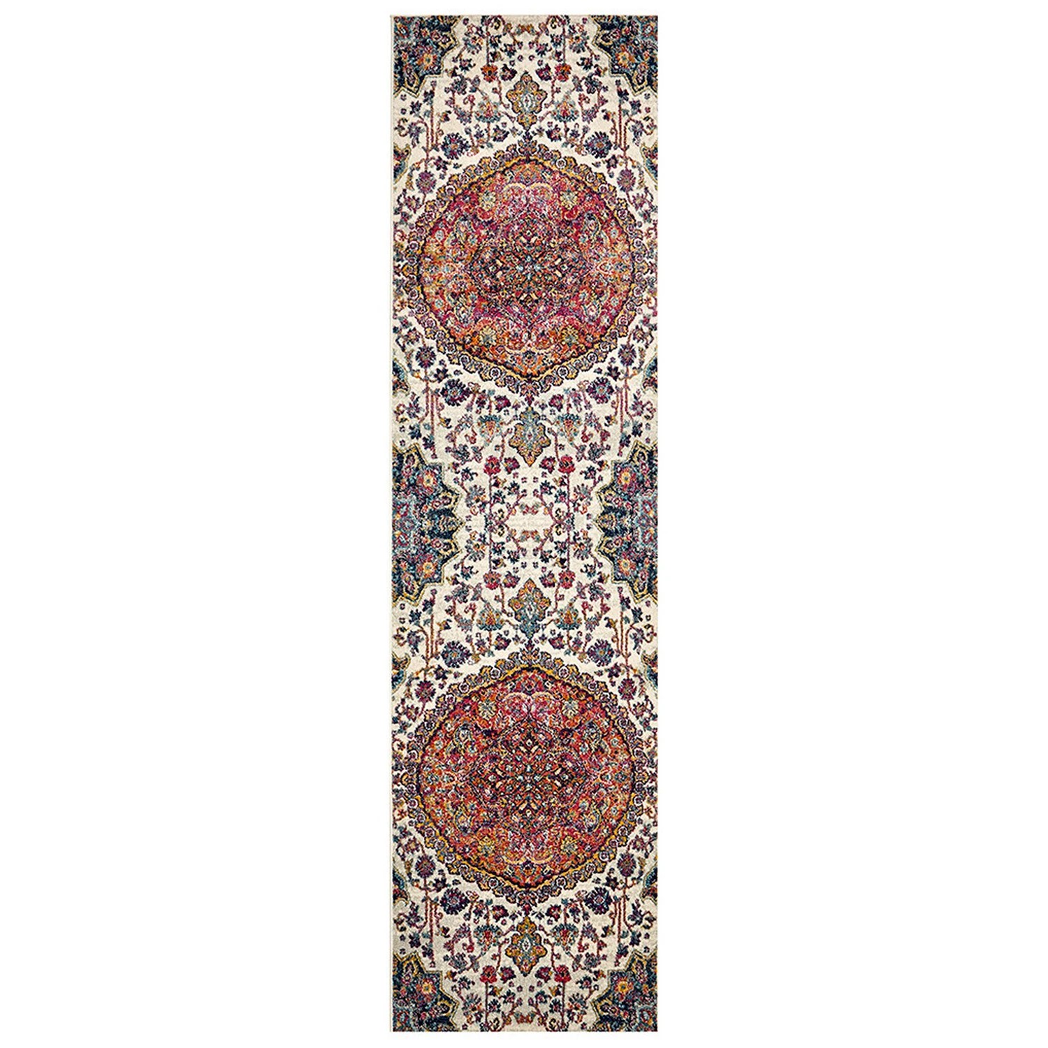 2 Common Ground Rugs Gallery 867 300x80cm Runner - Medium Pet Friendly Rug - Multi, 2 of 7