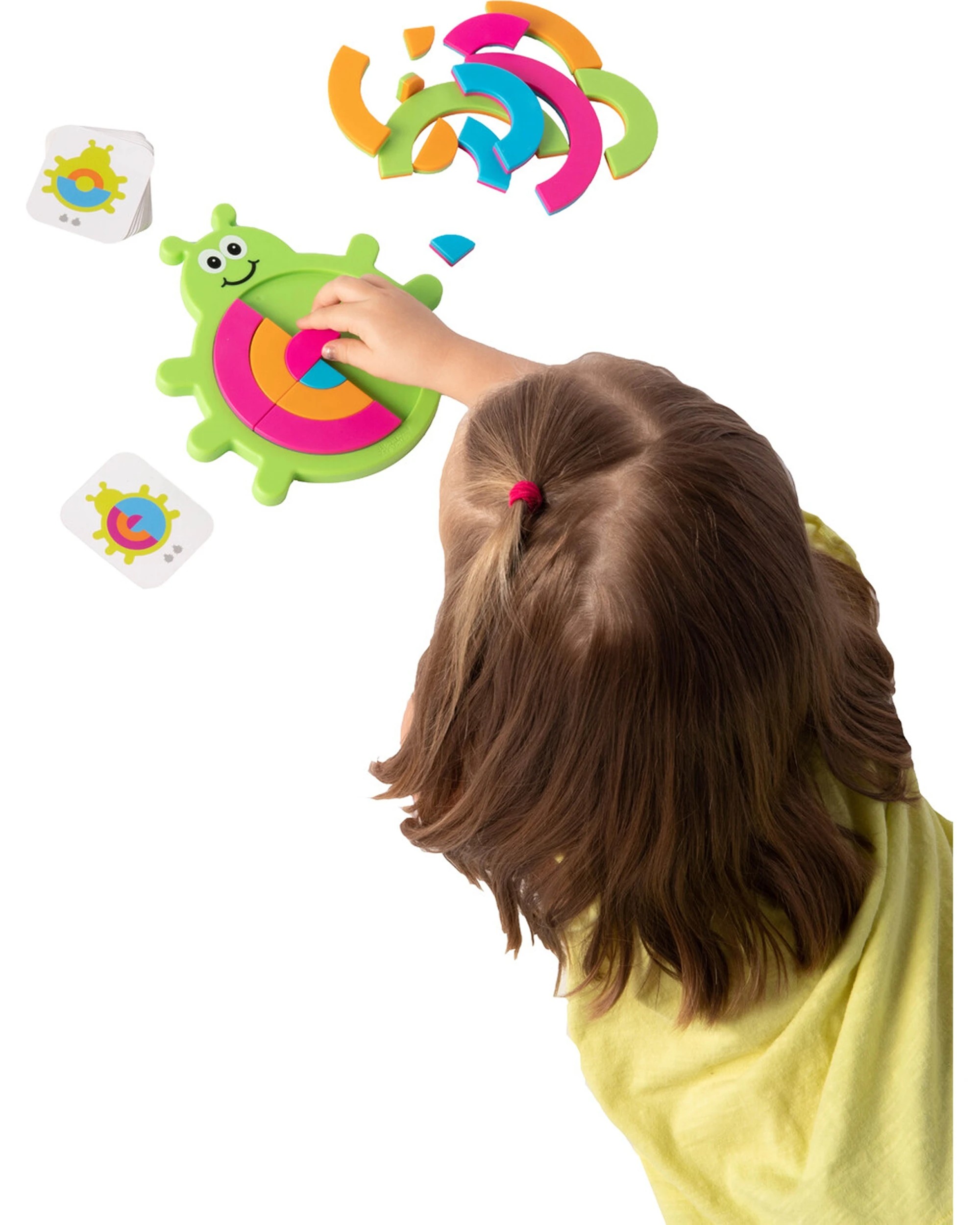 4 Fat Brain Toy Co. Bugzzle Kids Puzzle Semi-Circular Pieces Tray 40 Challenges - Multi, 4 of 8