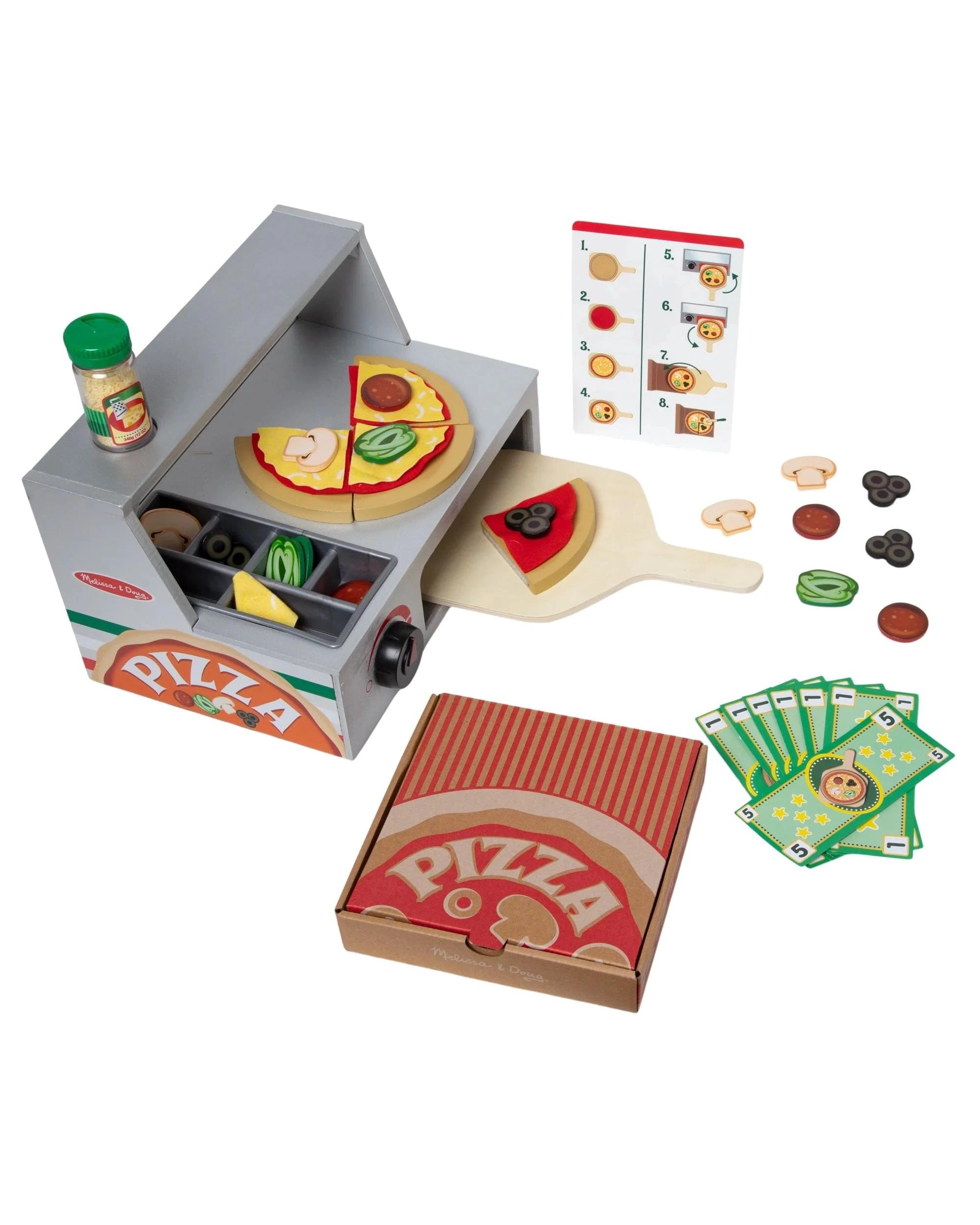 2 Melissa and Doug Top and Bake Pizza Counter Playset, 2 of 9