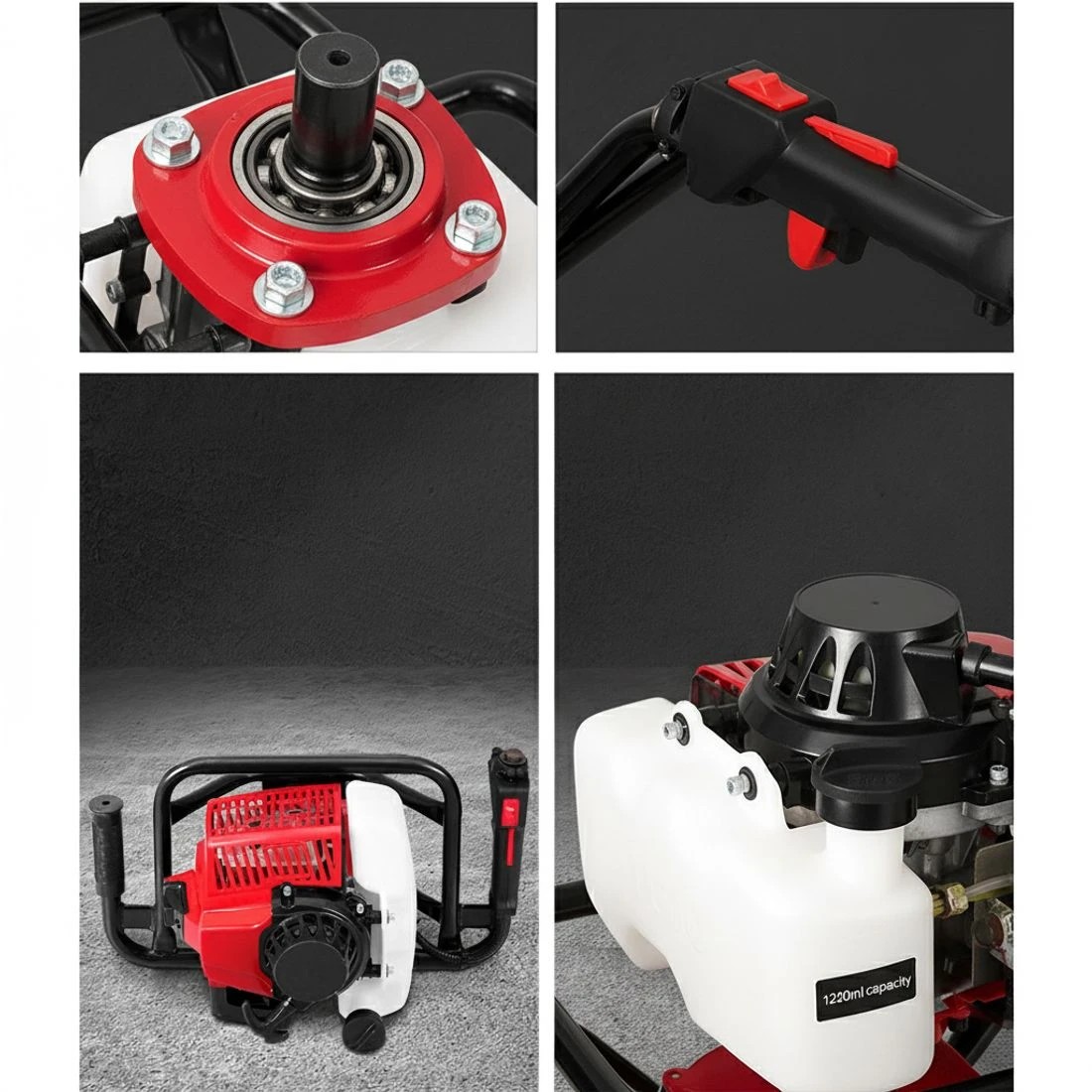 5 Giantz Post Hole Digger Motor Only Engine Petrol - Multi, 5 of 6