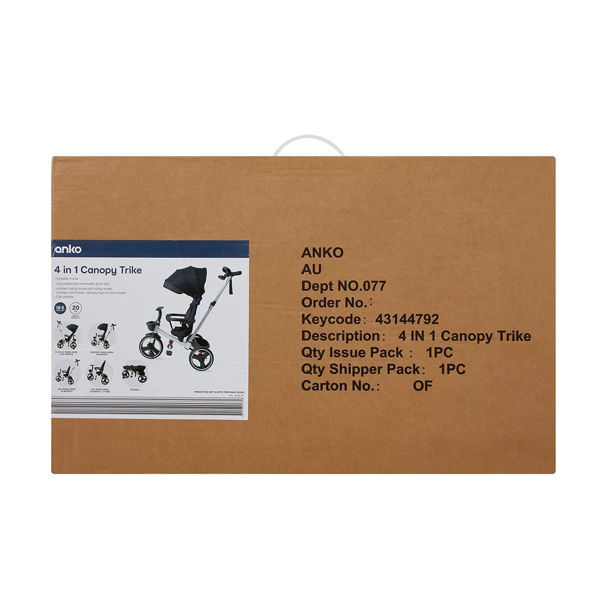 10 4 in 1 Canopy Trike, 10 of 10